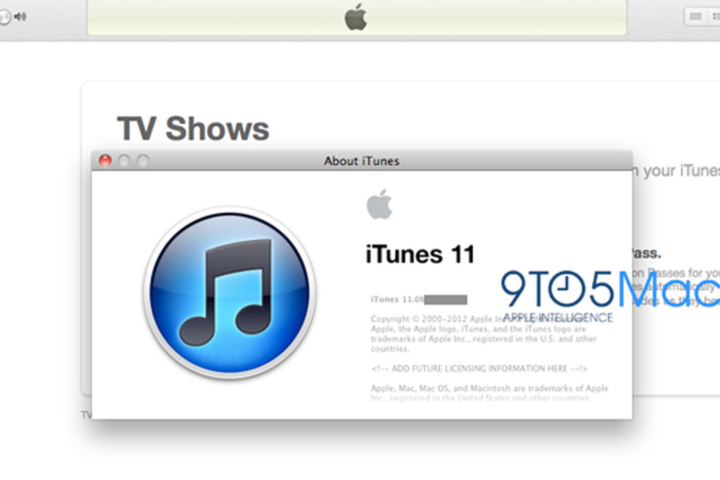 iTunes 11 screenshot 9to5mac
