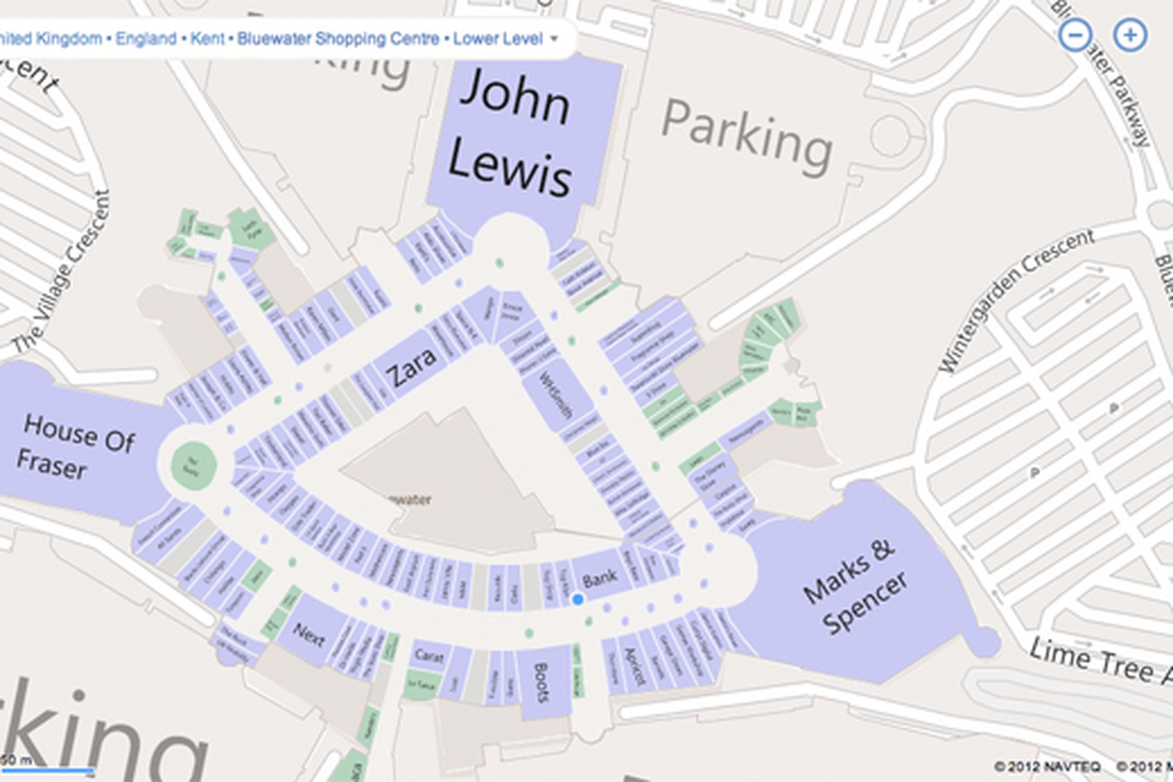 Bing Maps venues