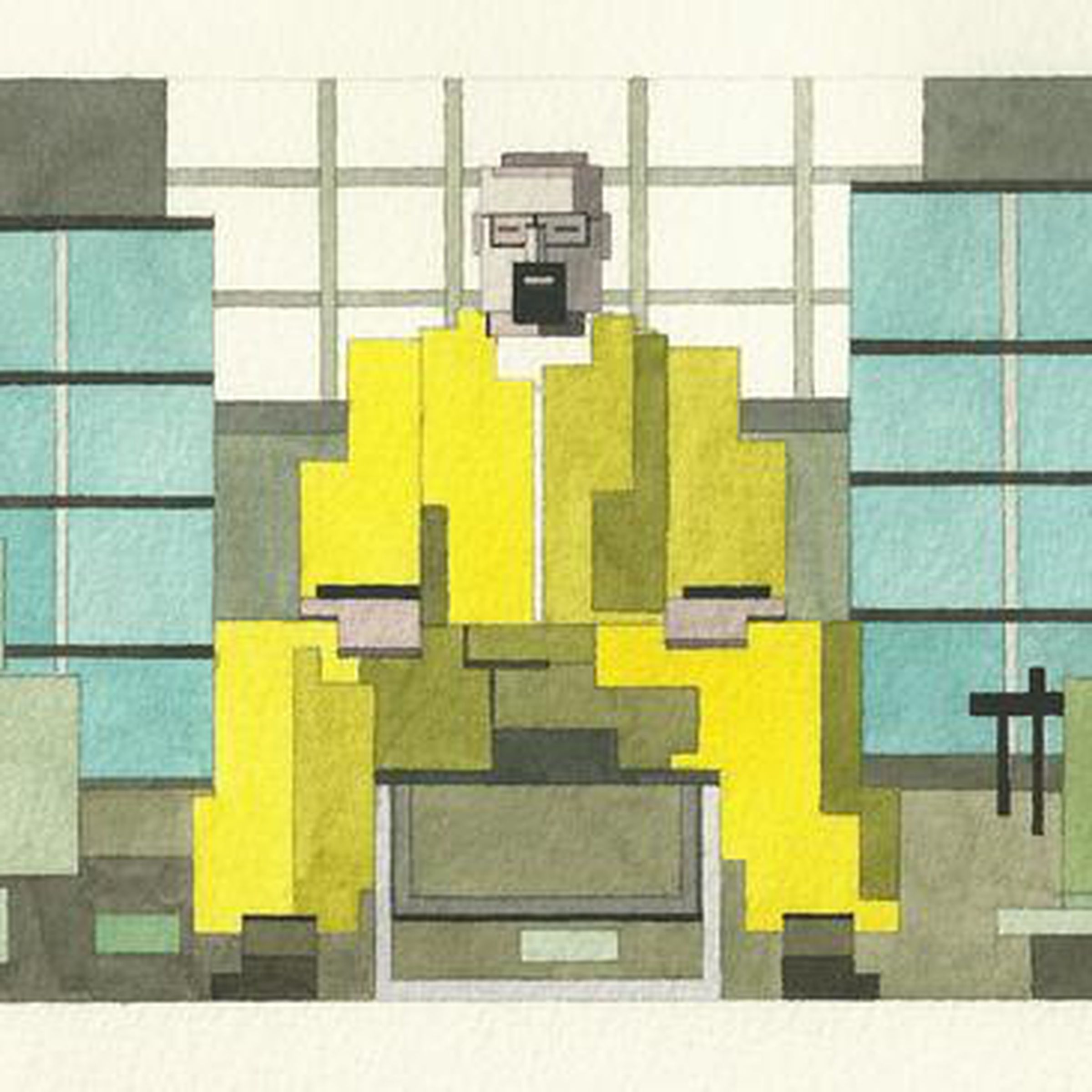 Gallery Photo: 8-bit watercolors by Adam Lister