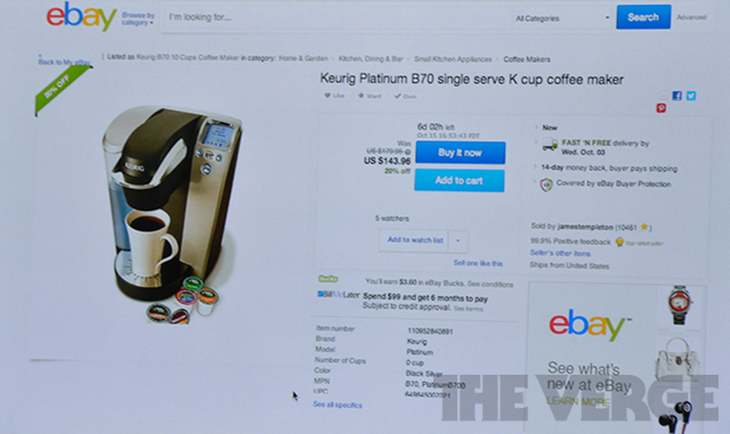 eBay redesign pictures