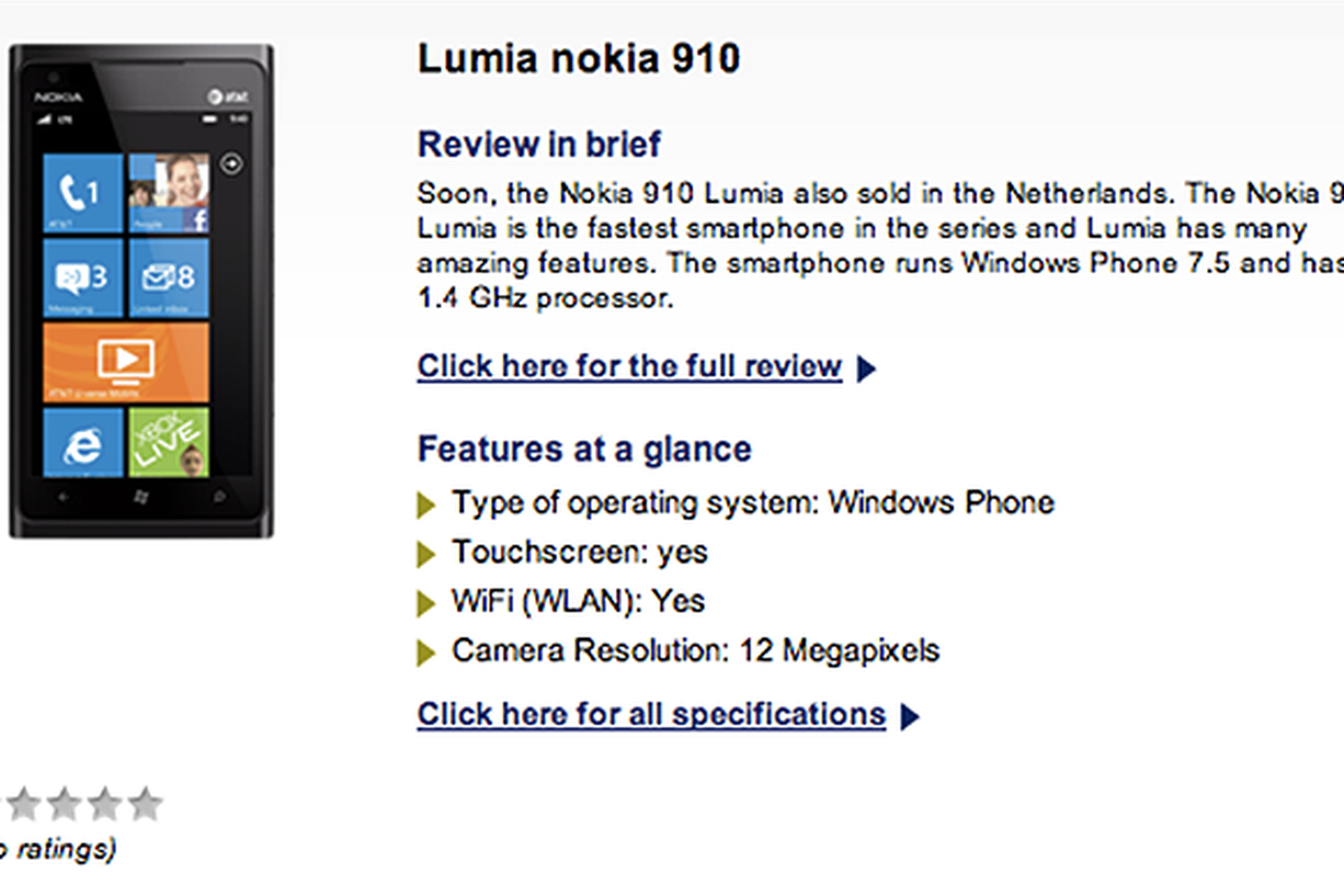 Nokia Lumia 910 Typhone