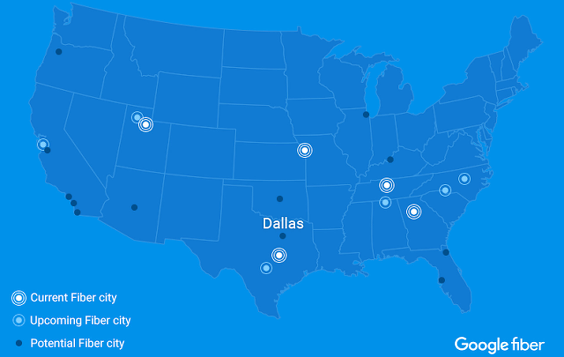 Google Fiber names Dallas as latest 'potential' city for superfast