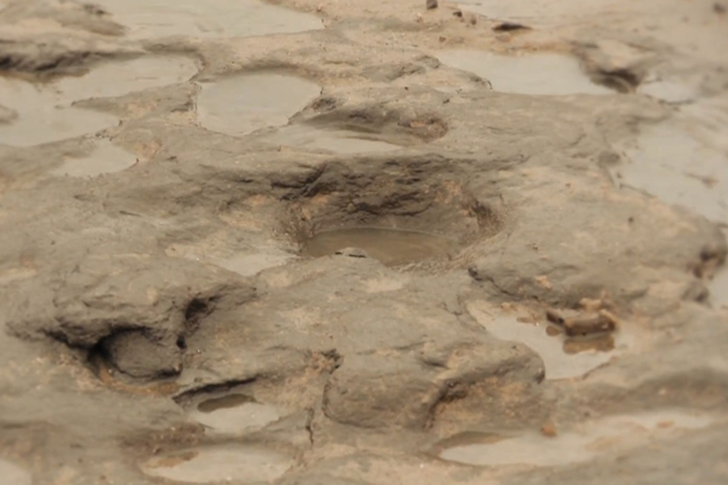 Archeological footprints