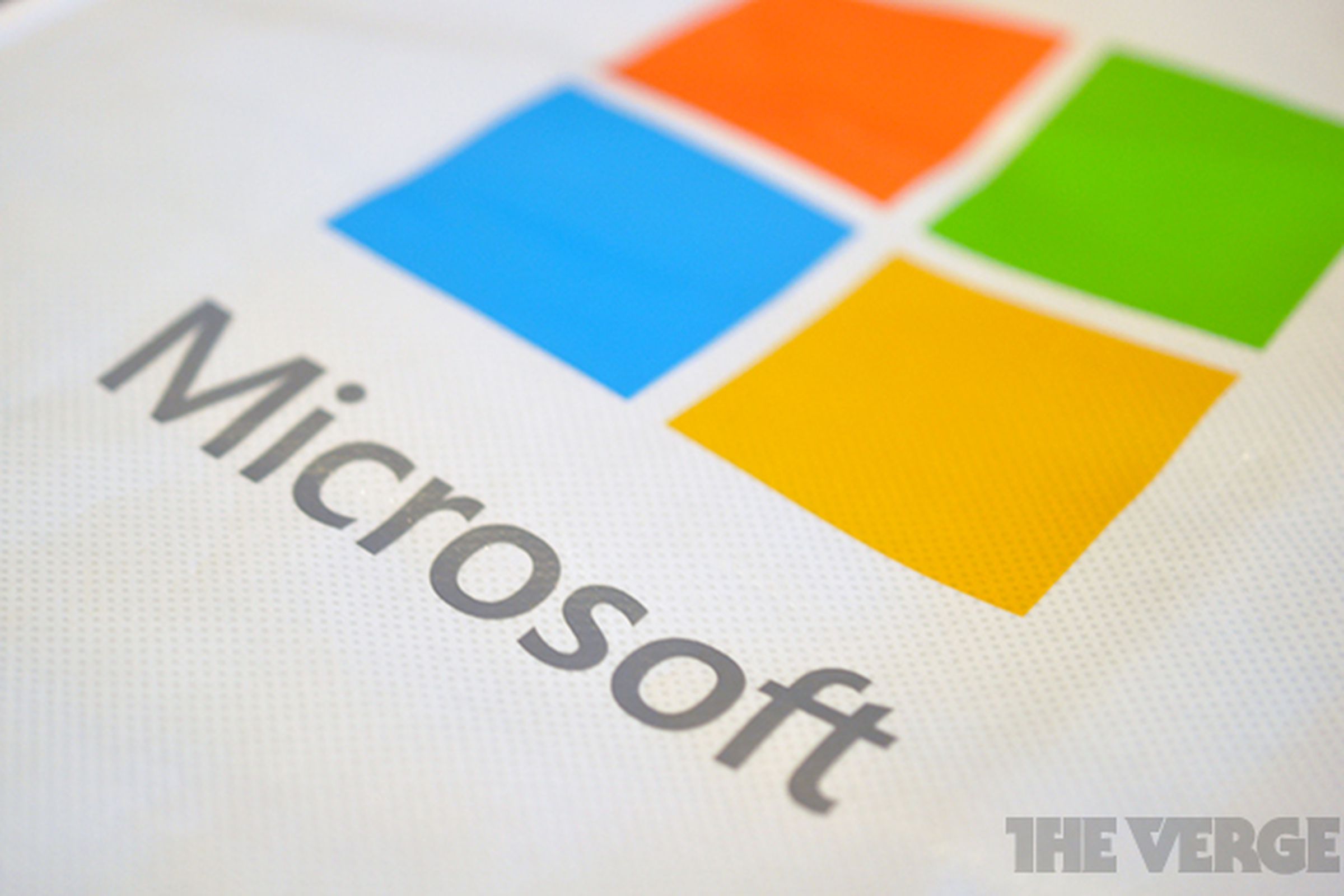 New Microsoft Logo stock