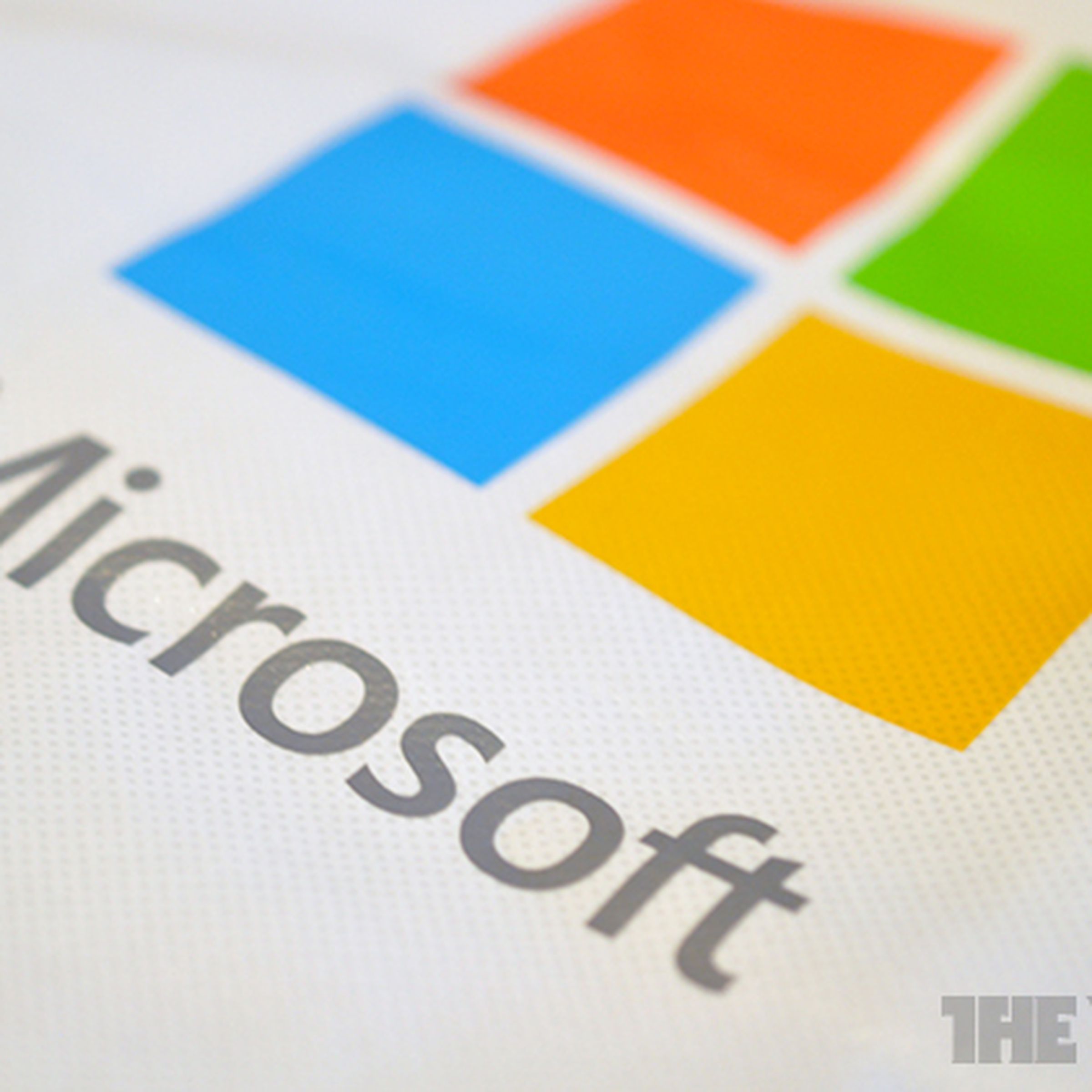 New Microsoft Logo stock