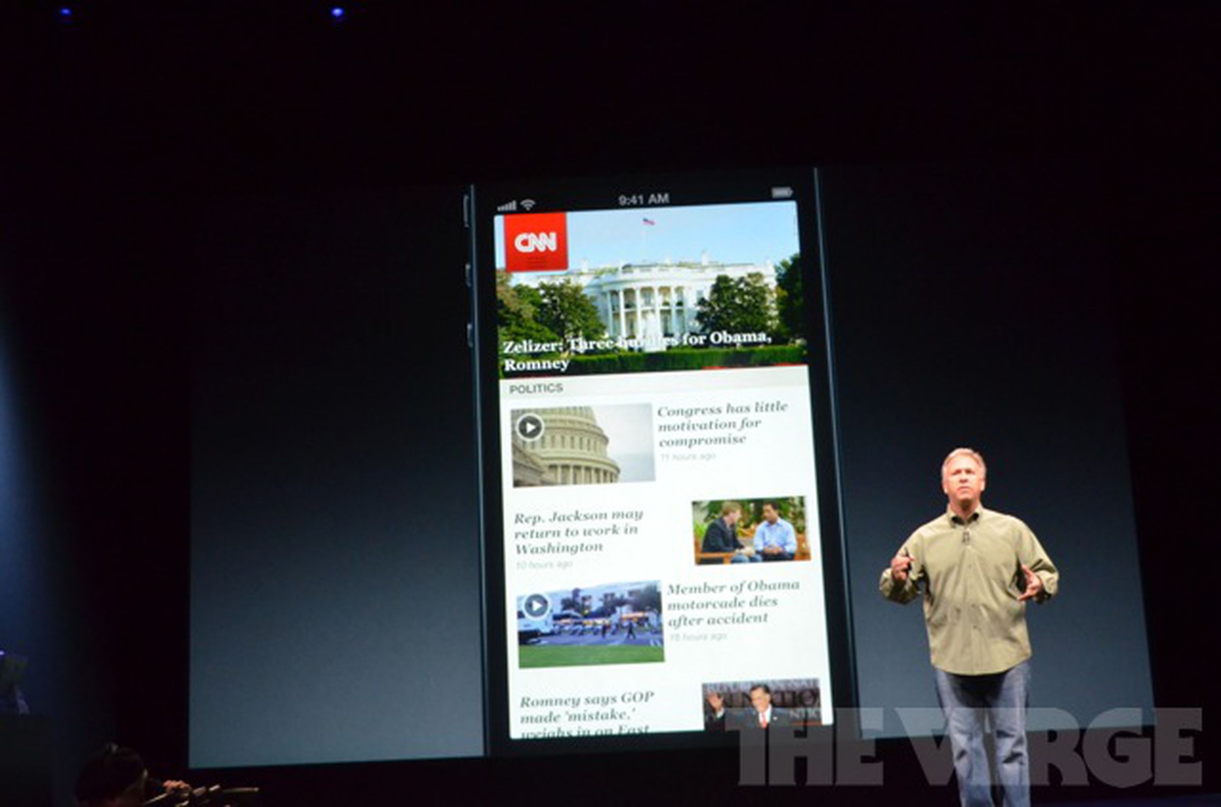 Liveblog images of optimized apps for Apple's iPhone 5