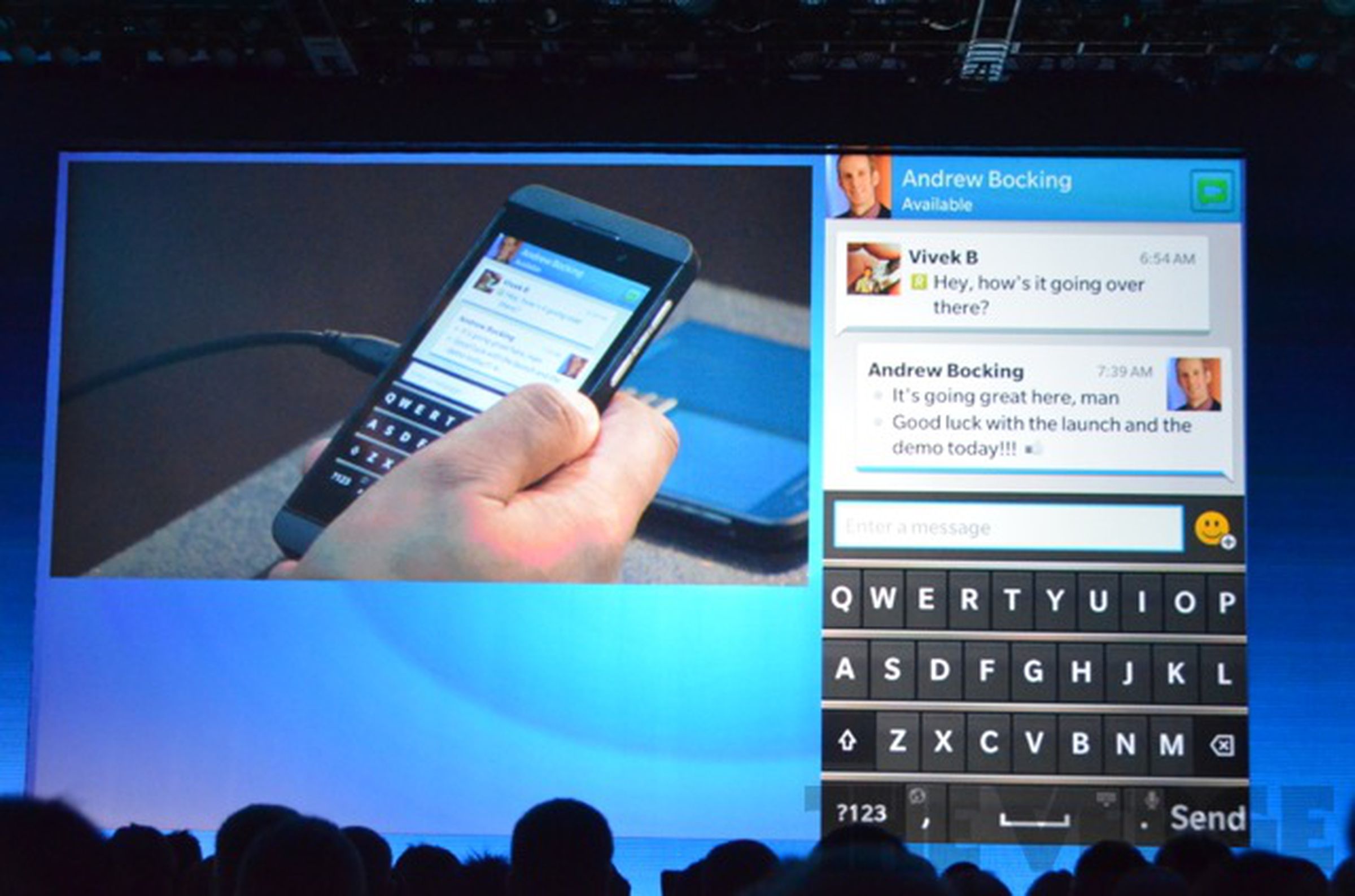 BlackBerry Messenger liveblog photos