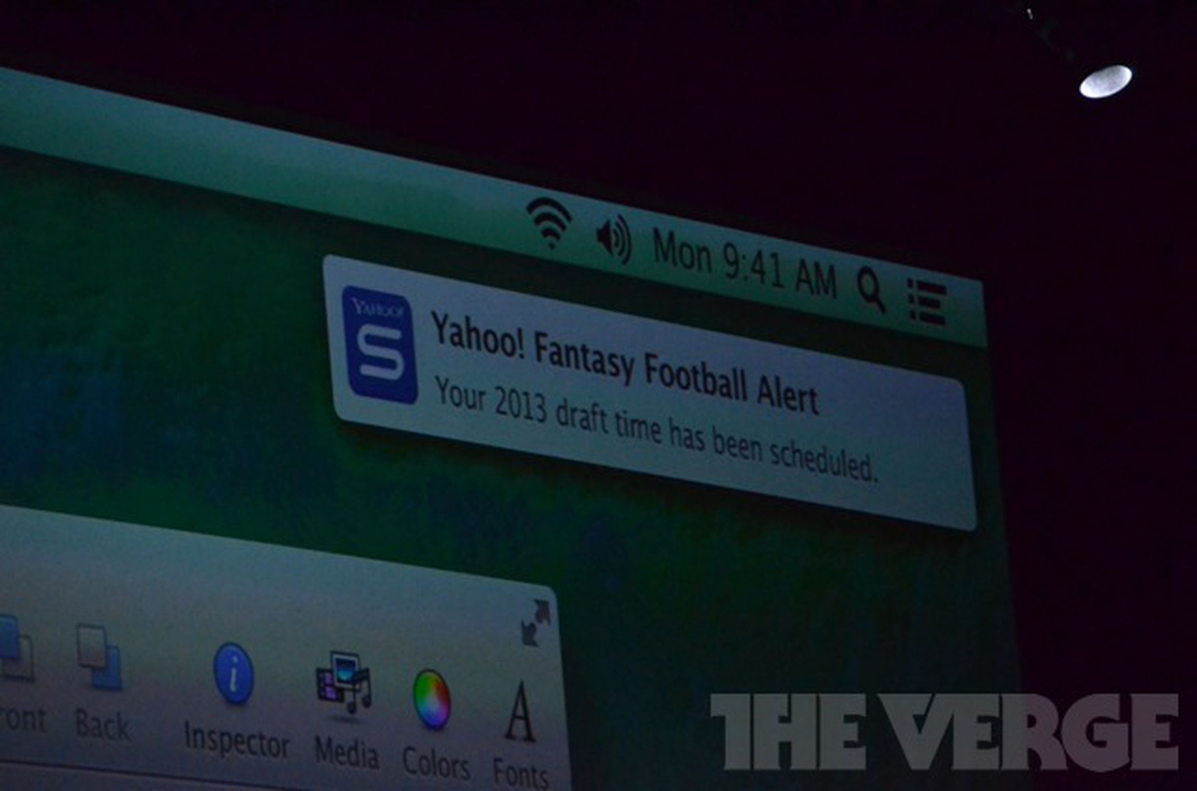 Photos of the Notifications update in OS X Mavericks