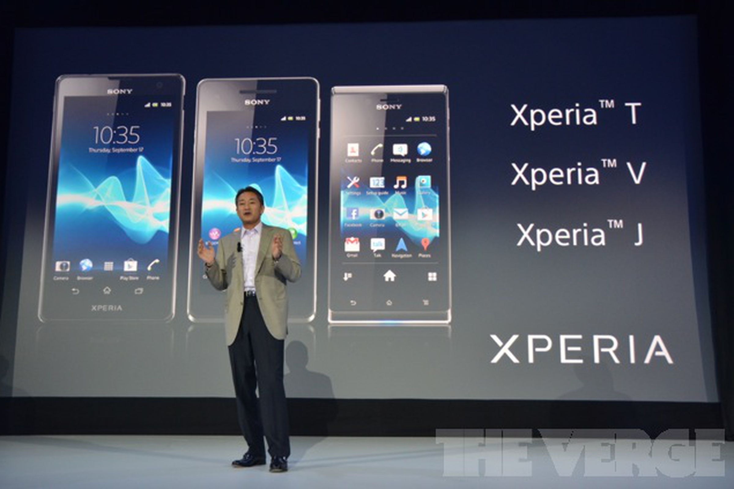 Sony Xperia smartphones at IFA