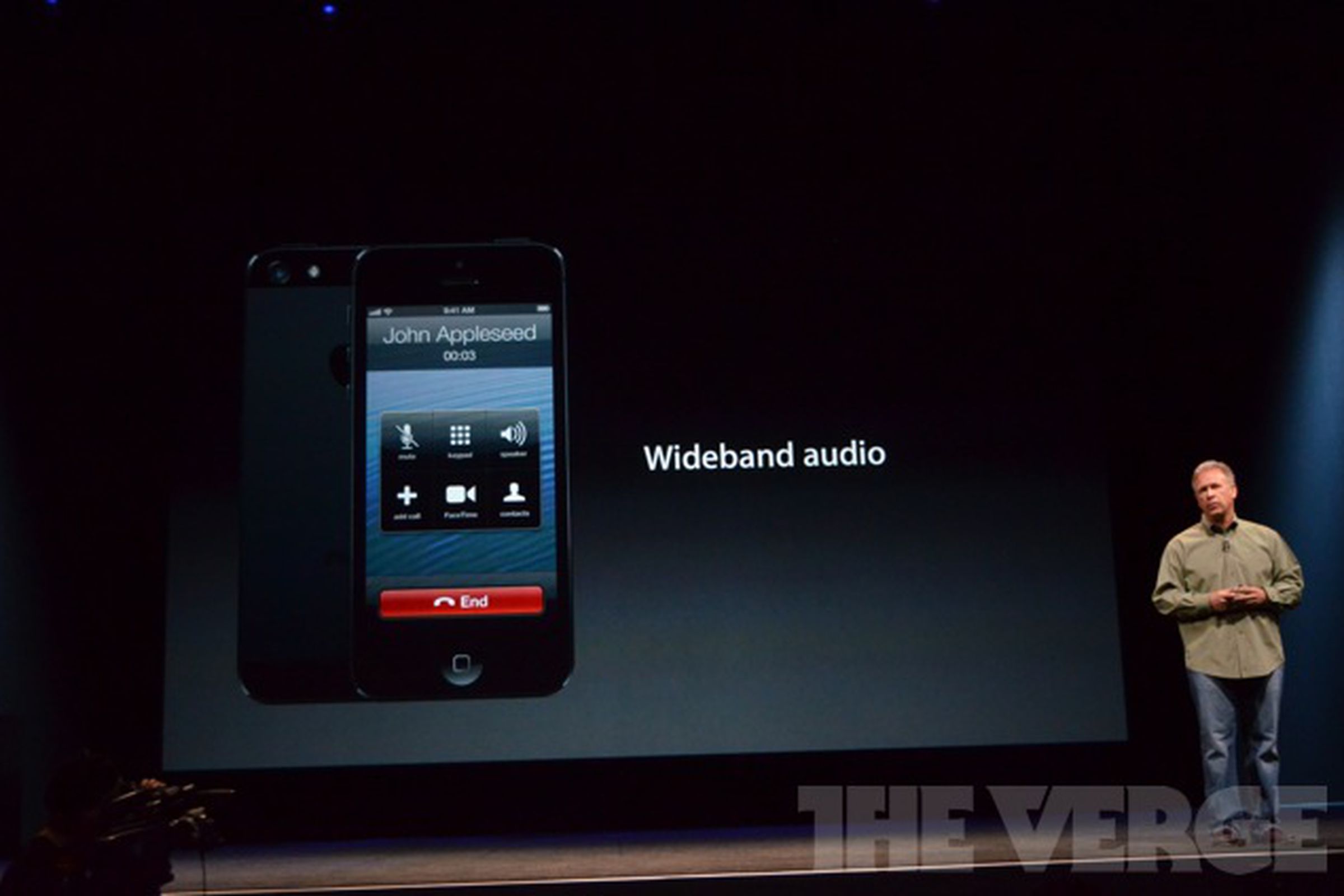 iPhone wideband audio