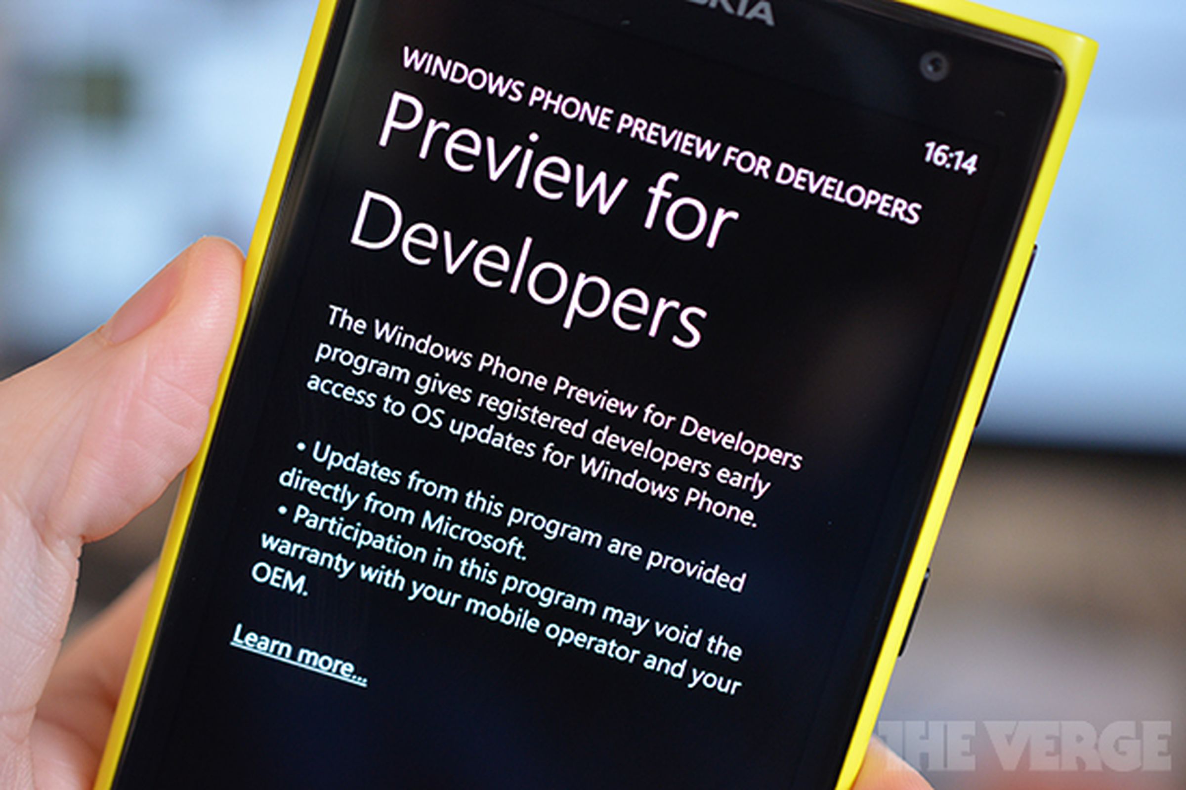 Windows Phone preview