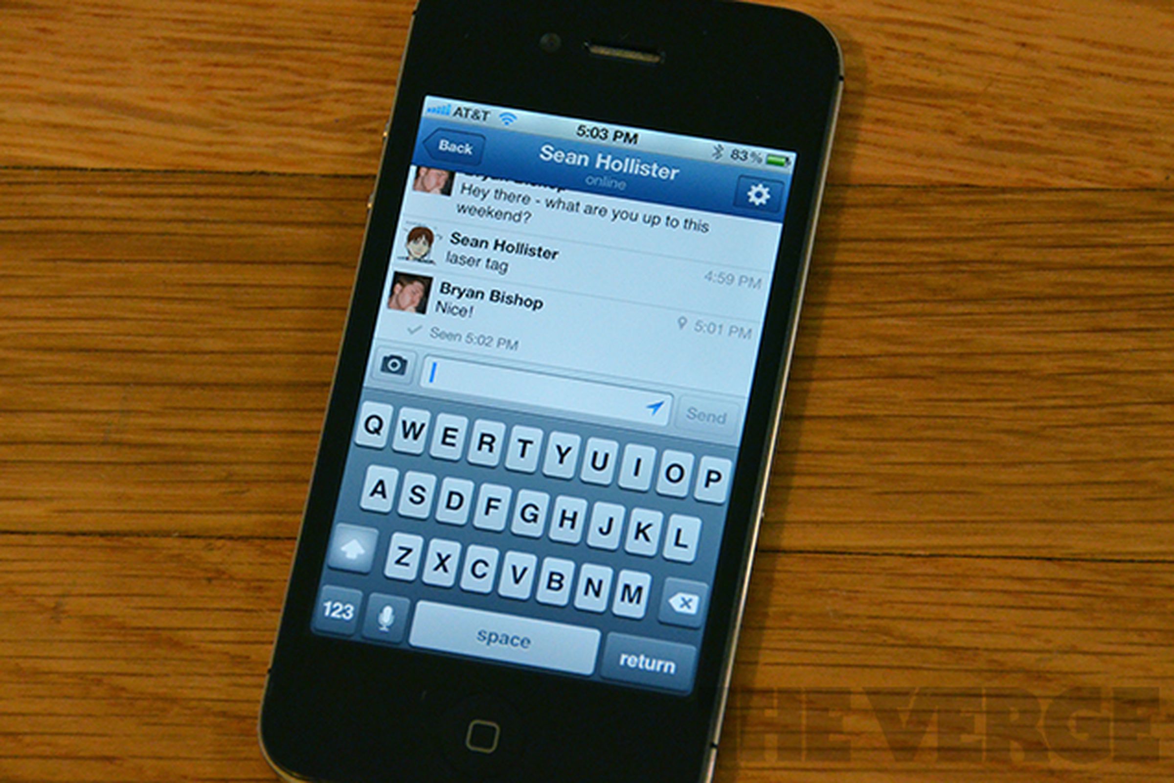 Facebook Messenger iOS 1.7 