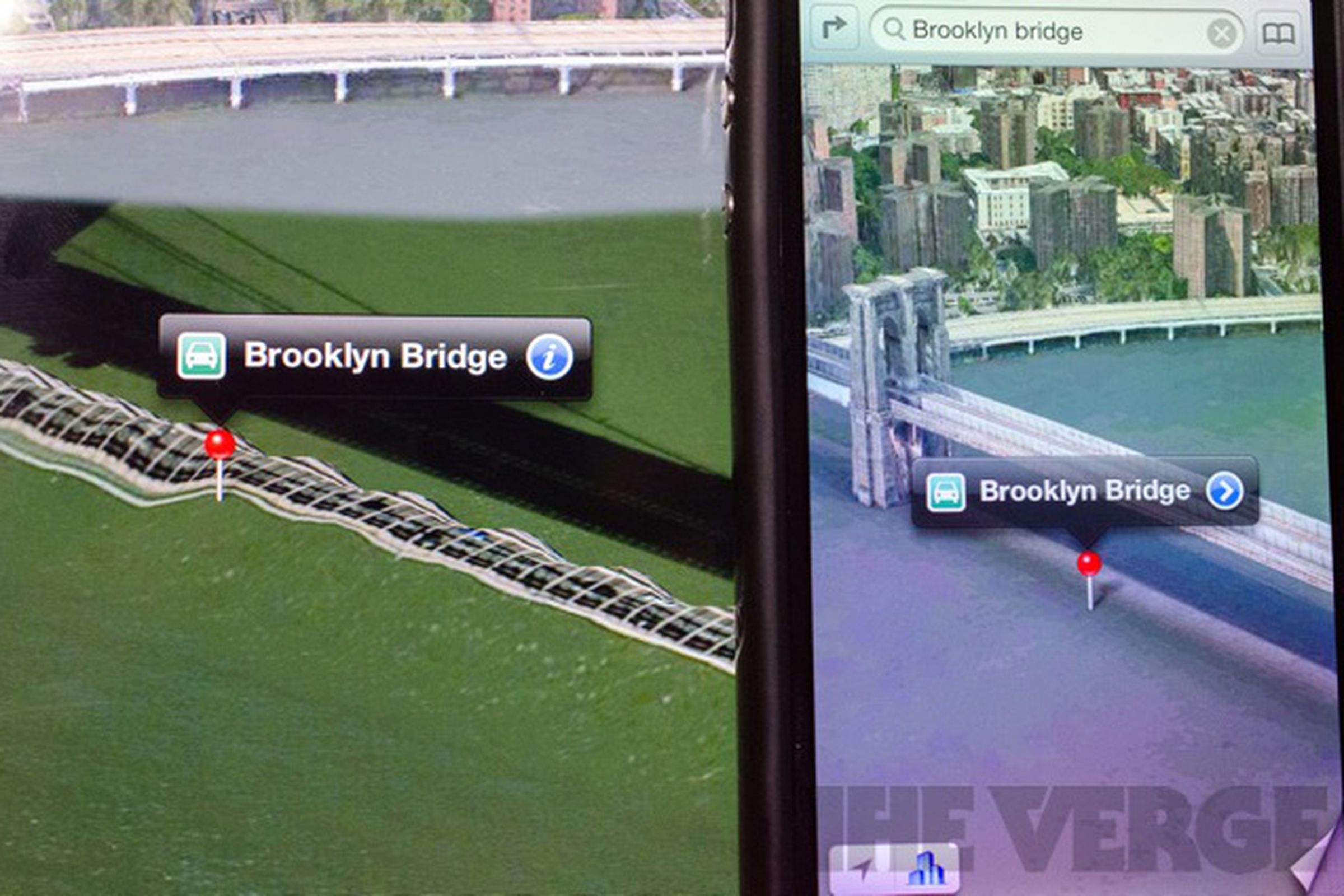 Apple Maps Fixed Brooklyn Bridge
