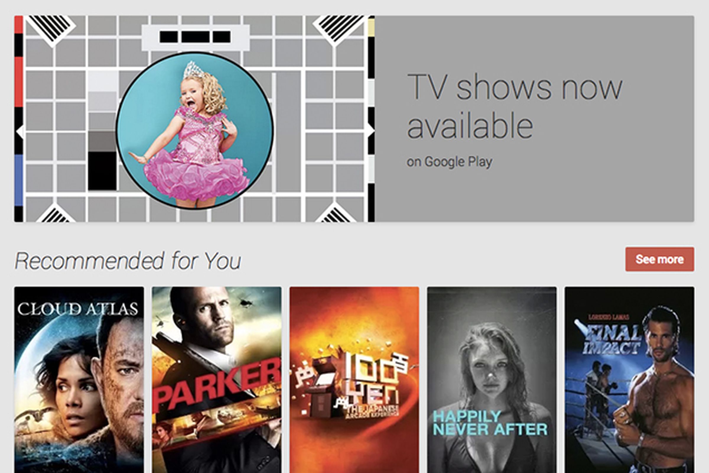 Google Play UK TV Shows