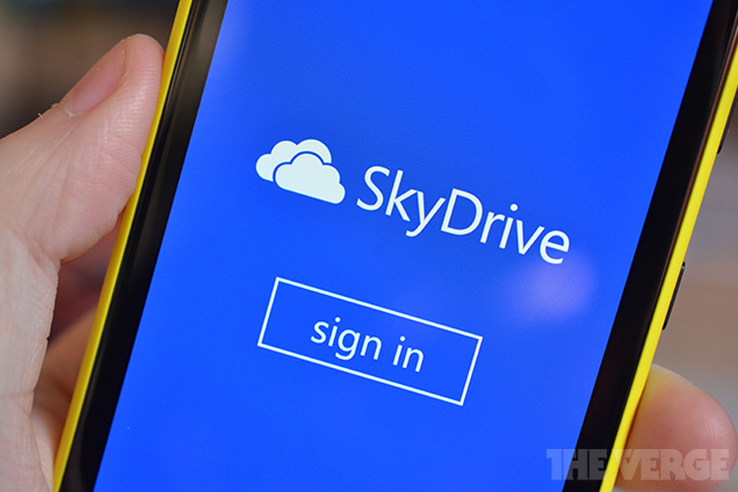 SkyDrive Windows Phone
