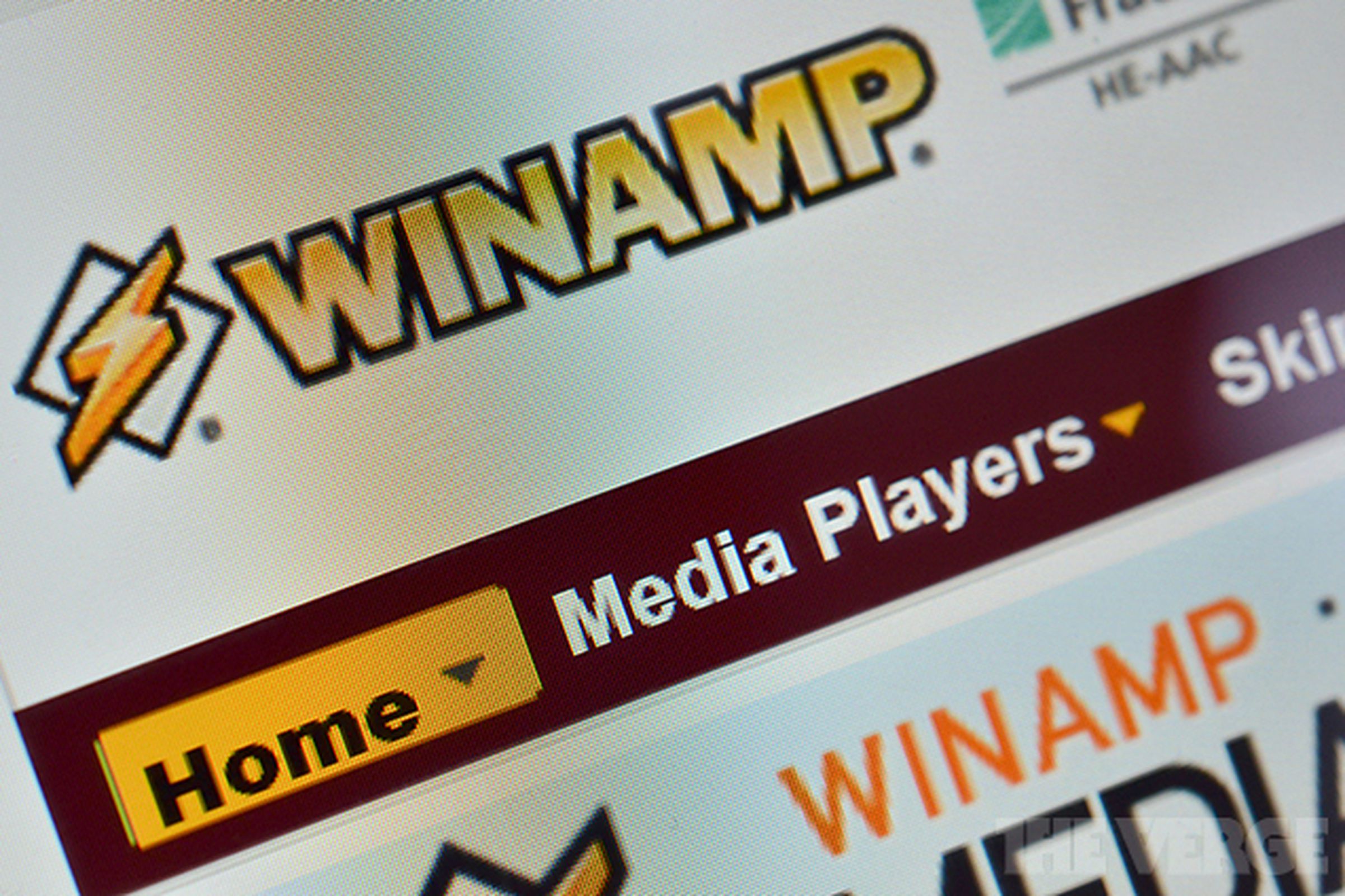 Winamp logo stock