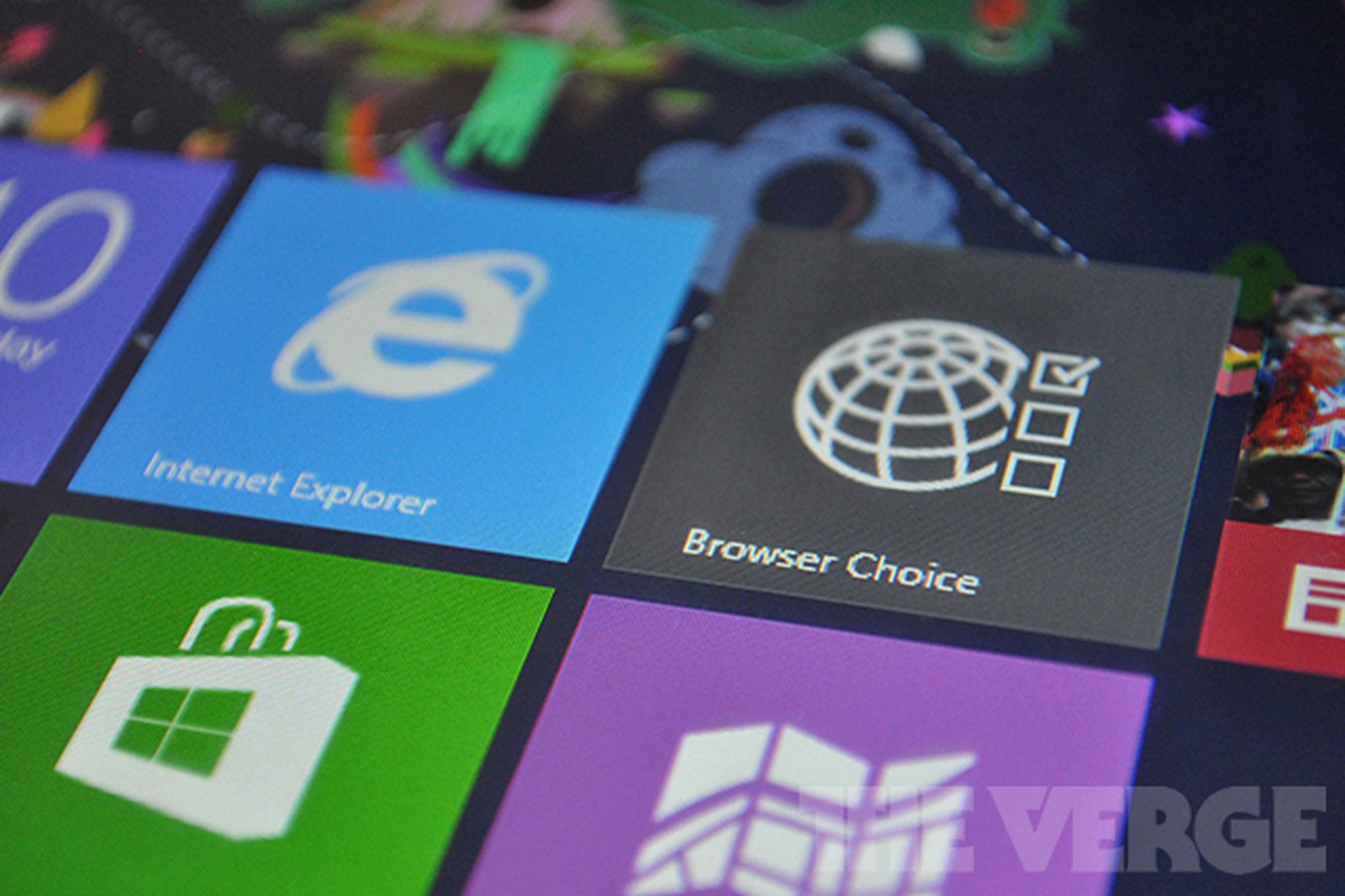 Windows 8 browser choice