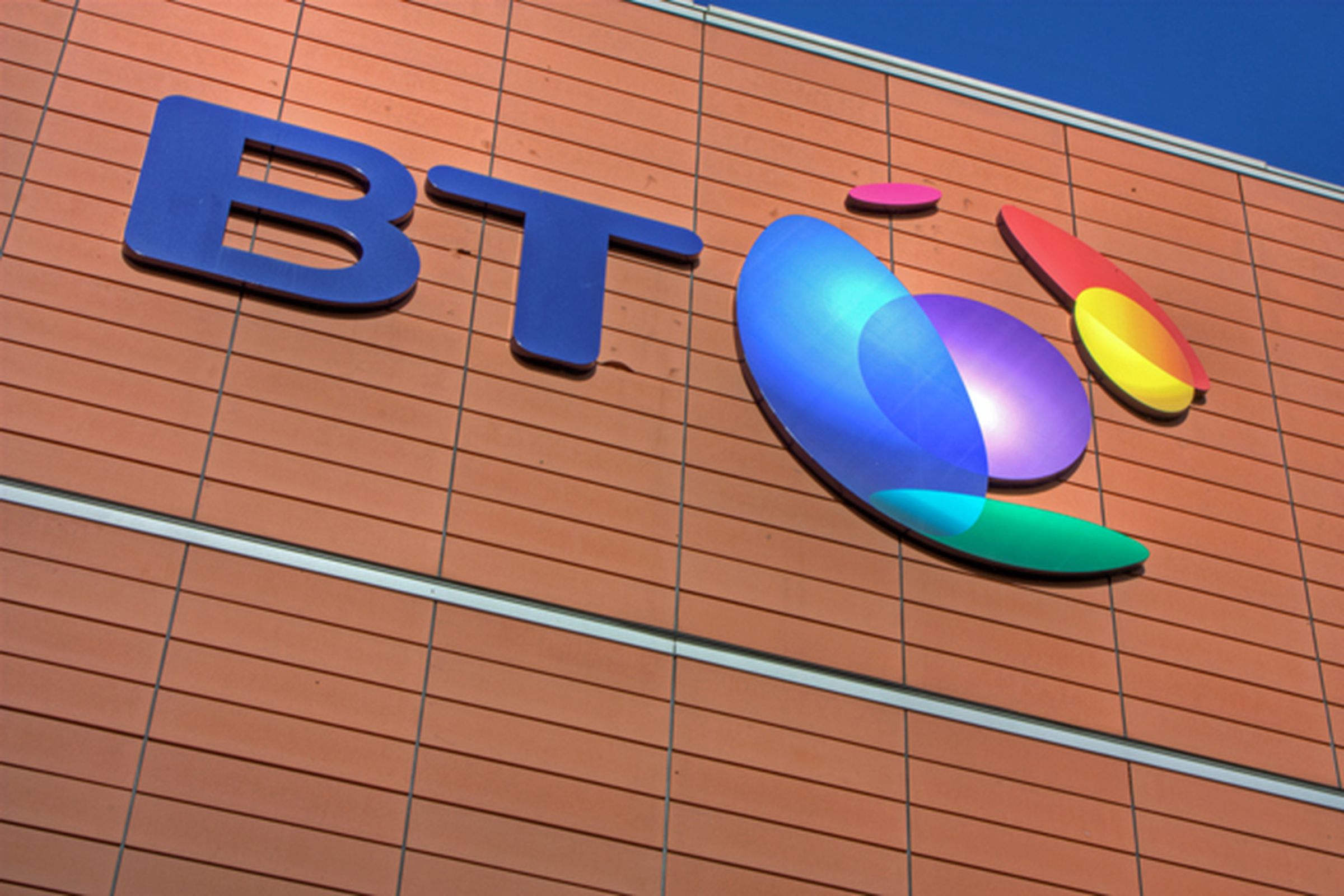 BT Broadband Logo Building