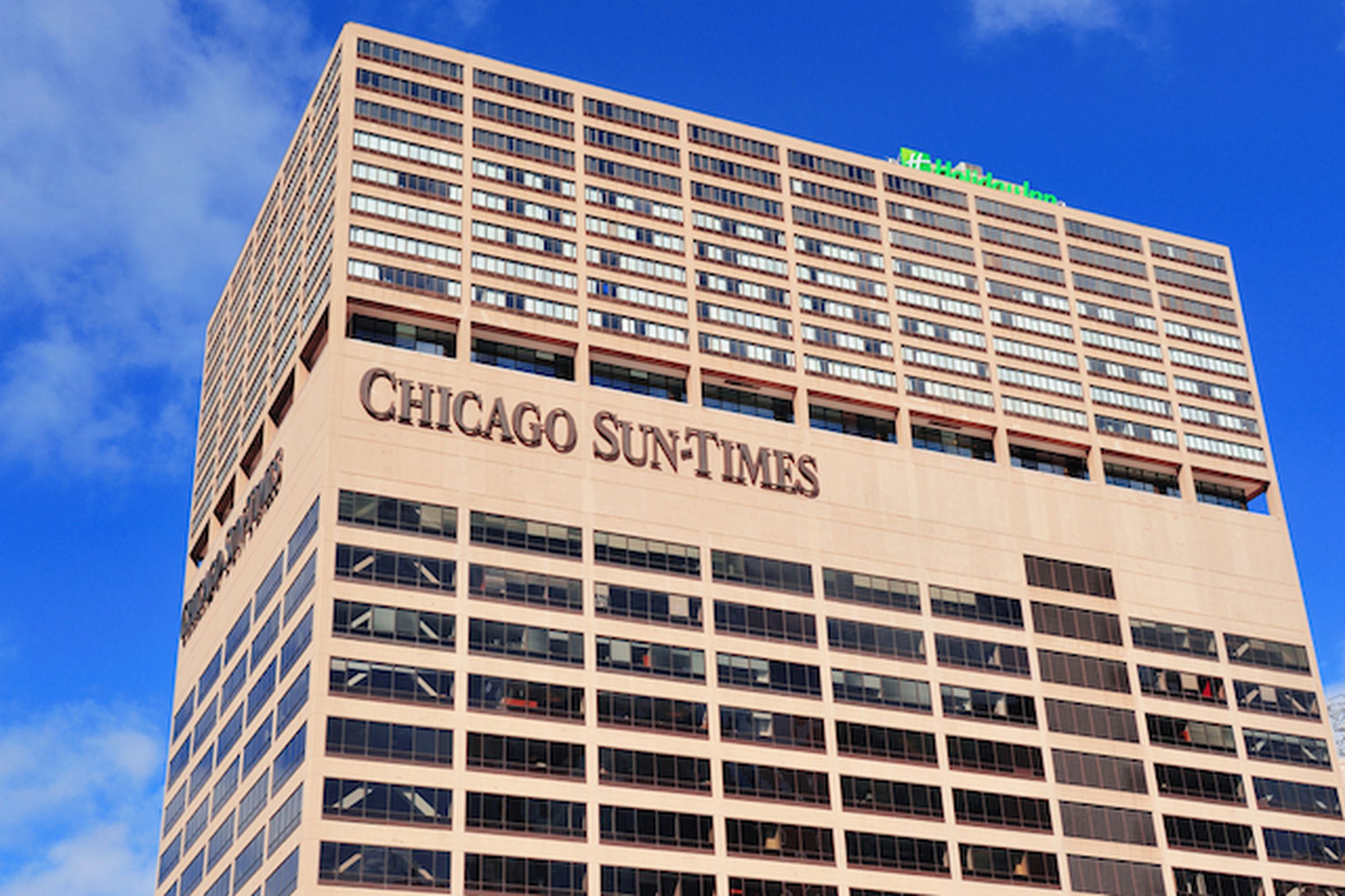 chicago sun-times building (shutterstock)