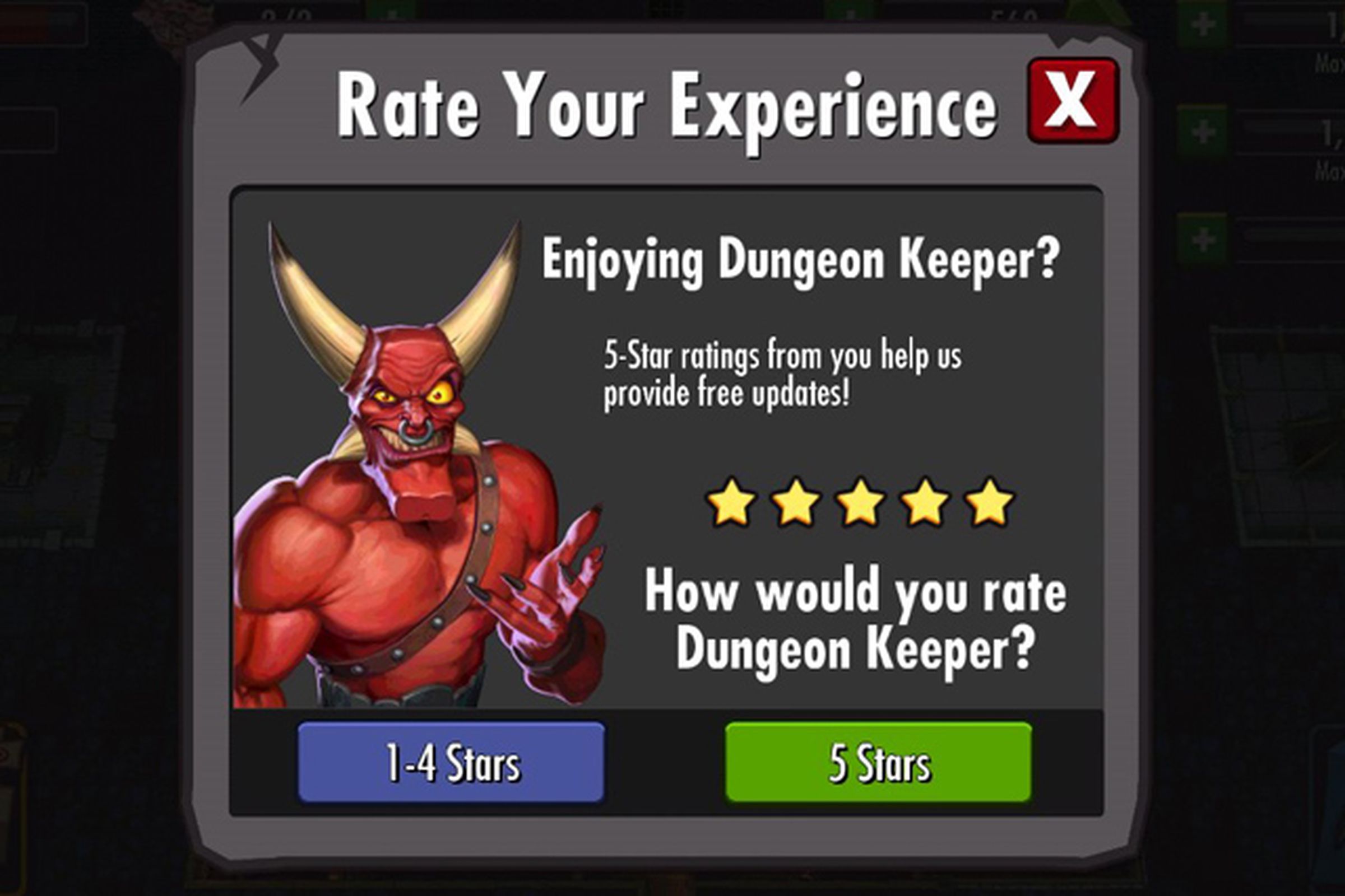 dungeon keeper rate