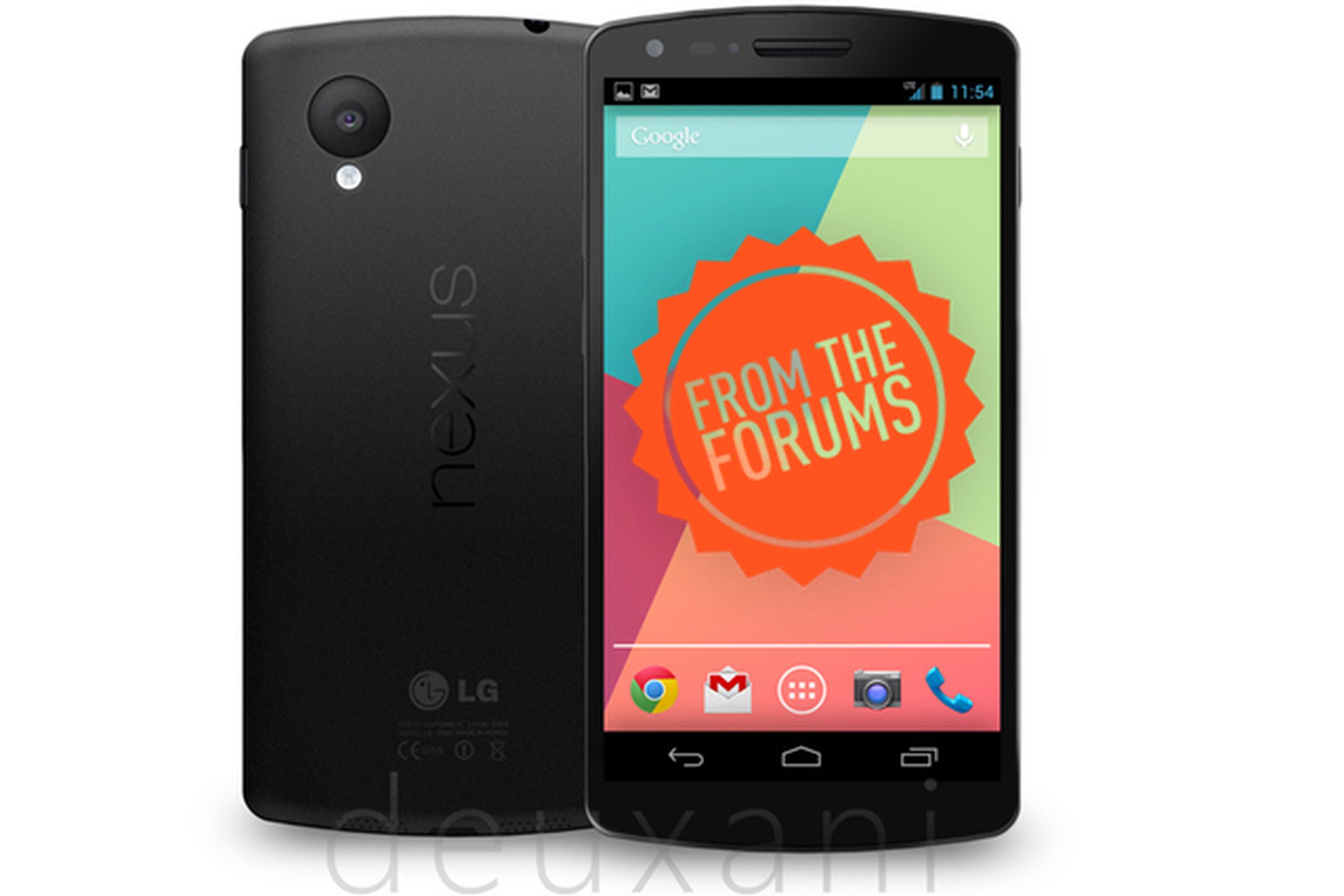 Nexus 5 FTF mockup