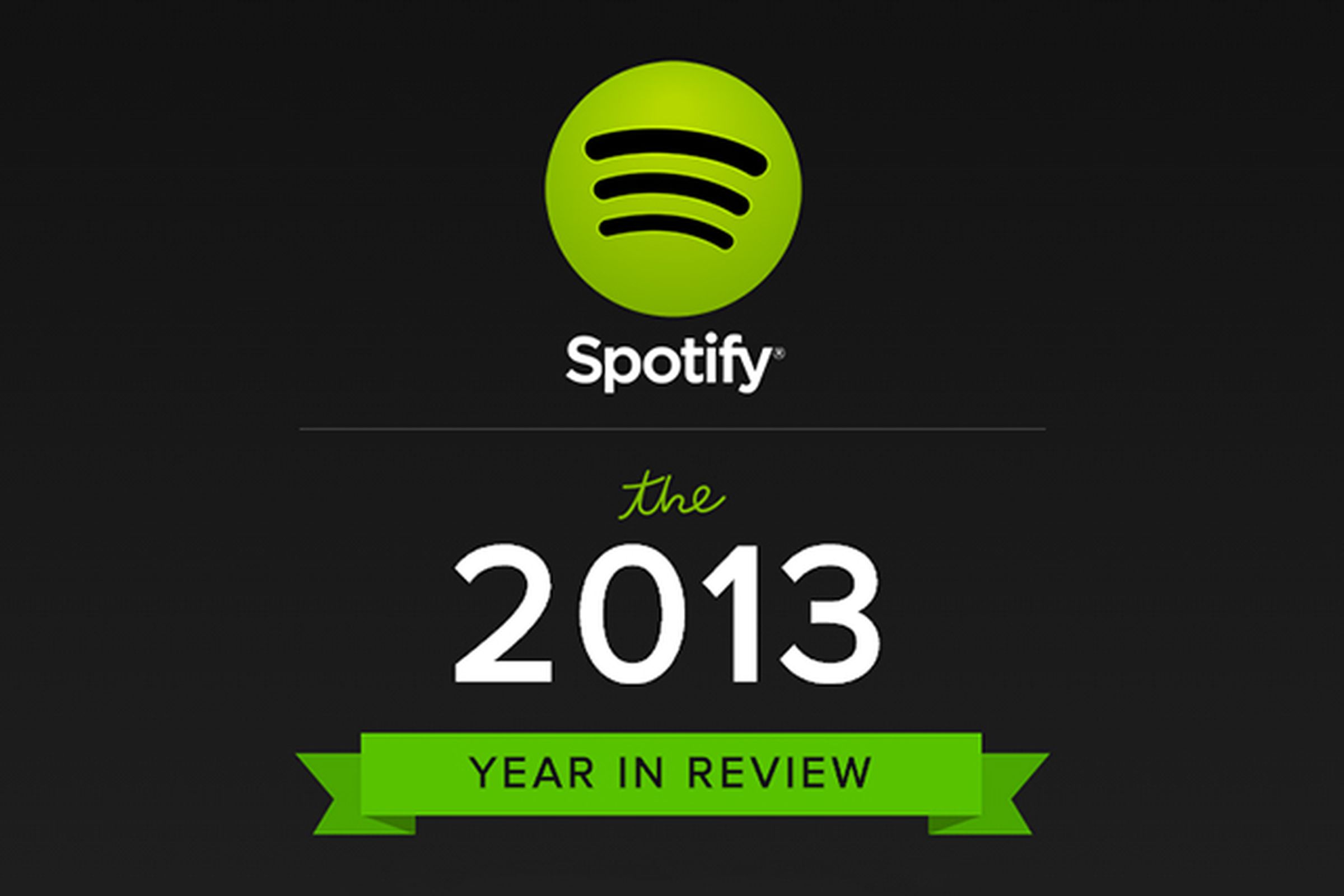 Spotify year in review