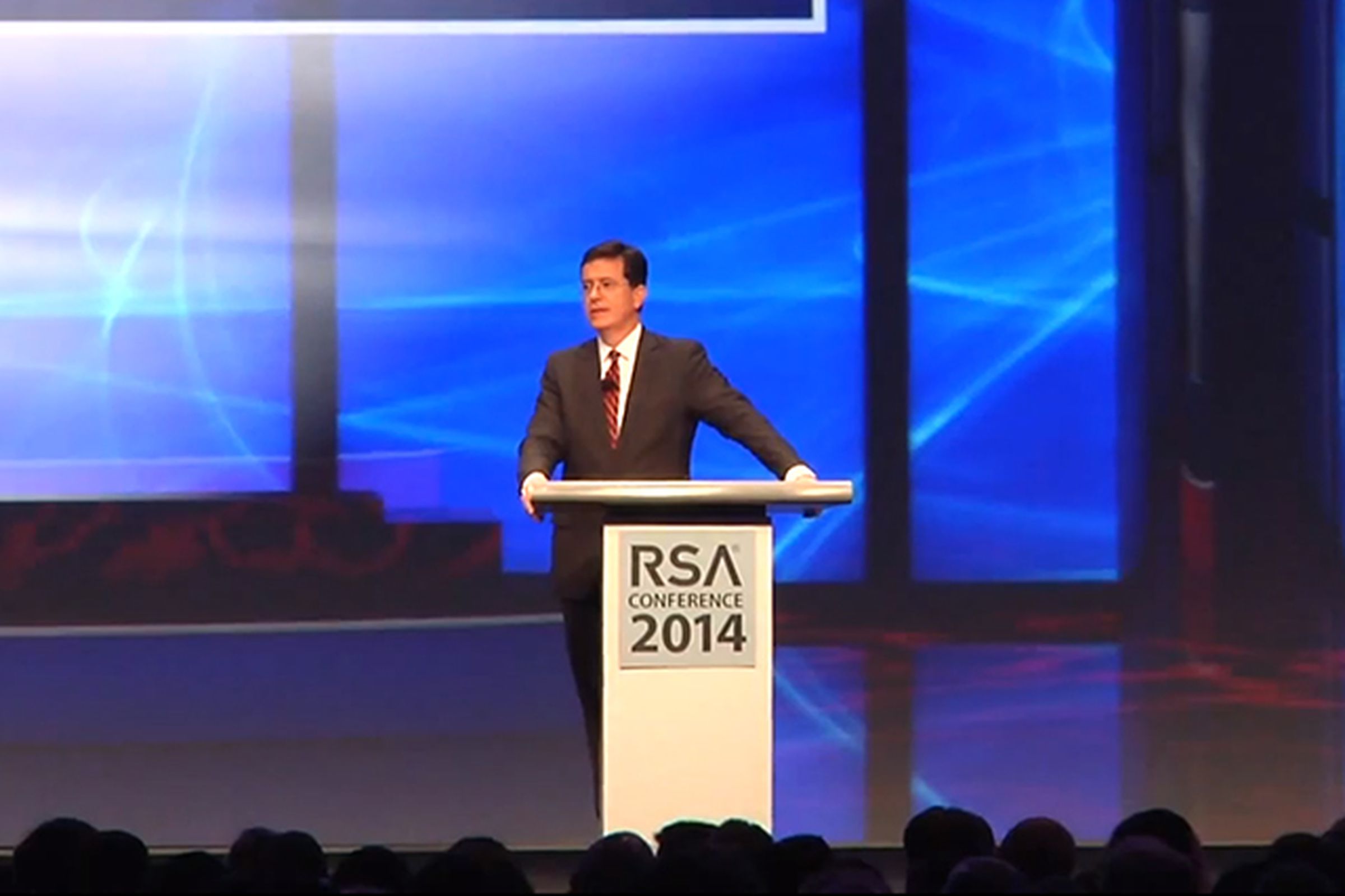 Colbert RSA security speech