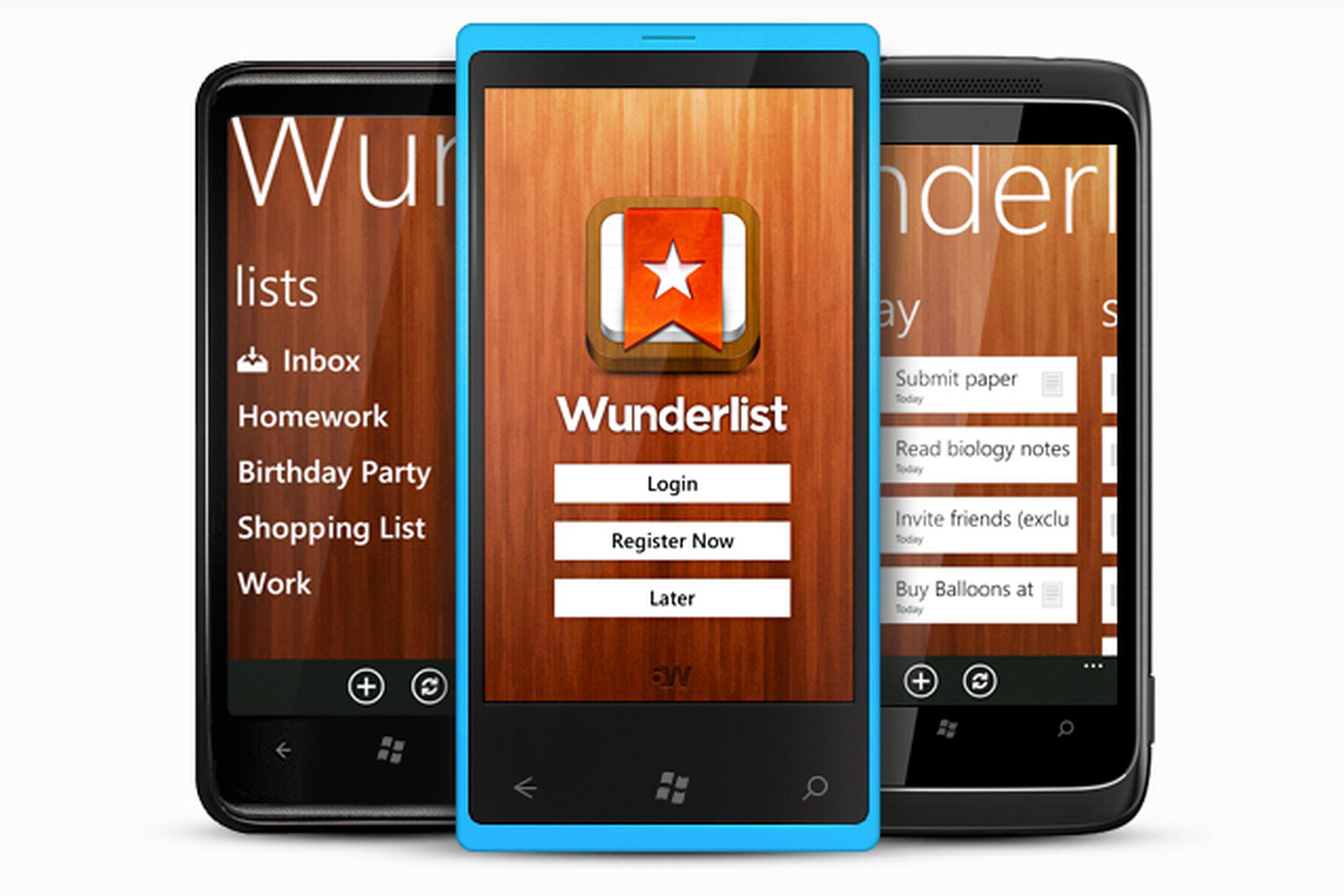 Wunderlist for Windows Phone