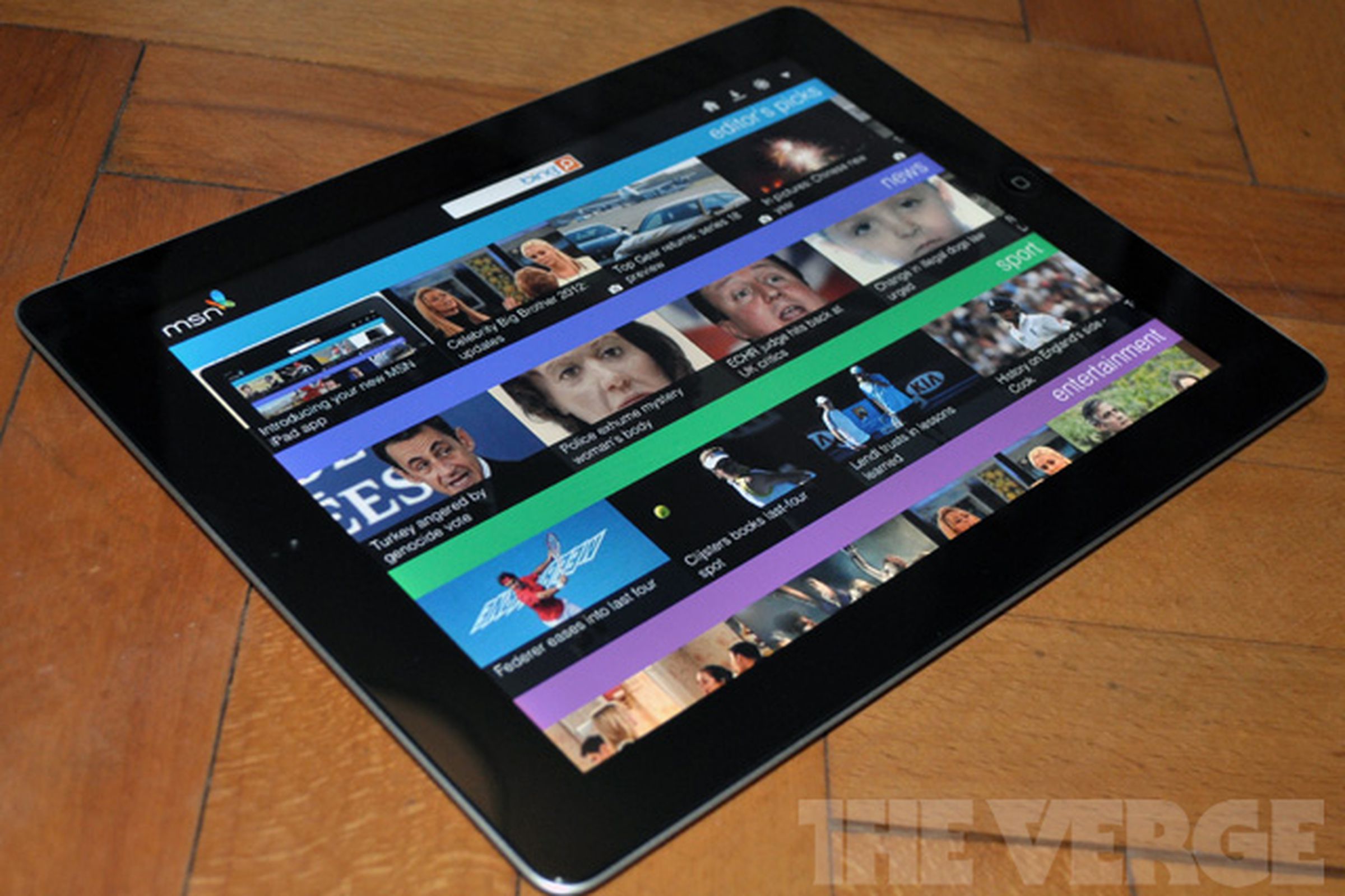 MSN UK for iPad