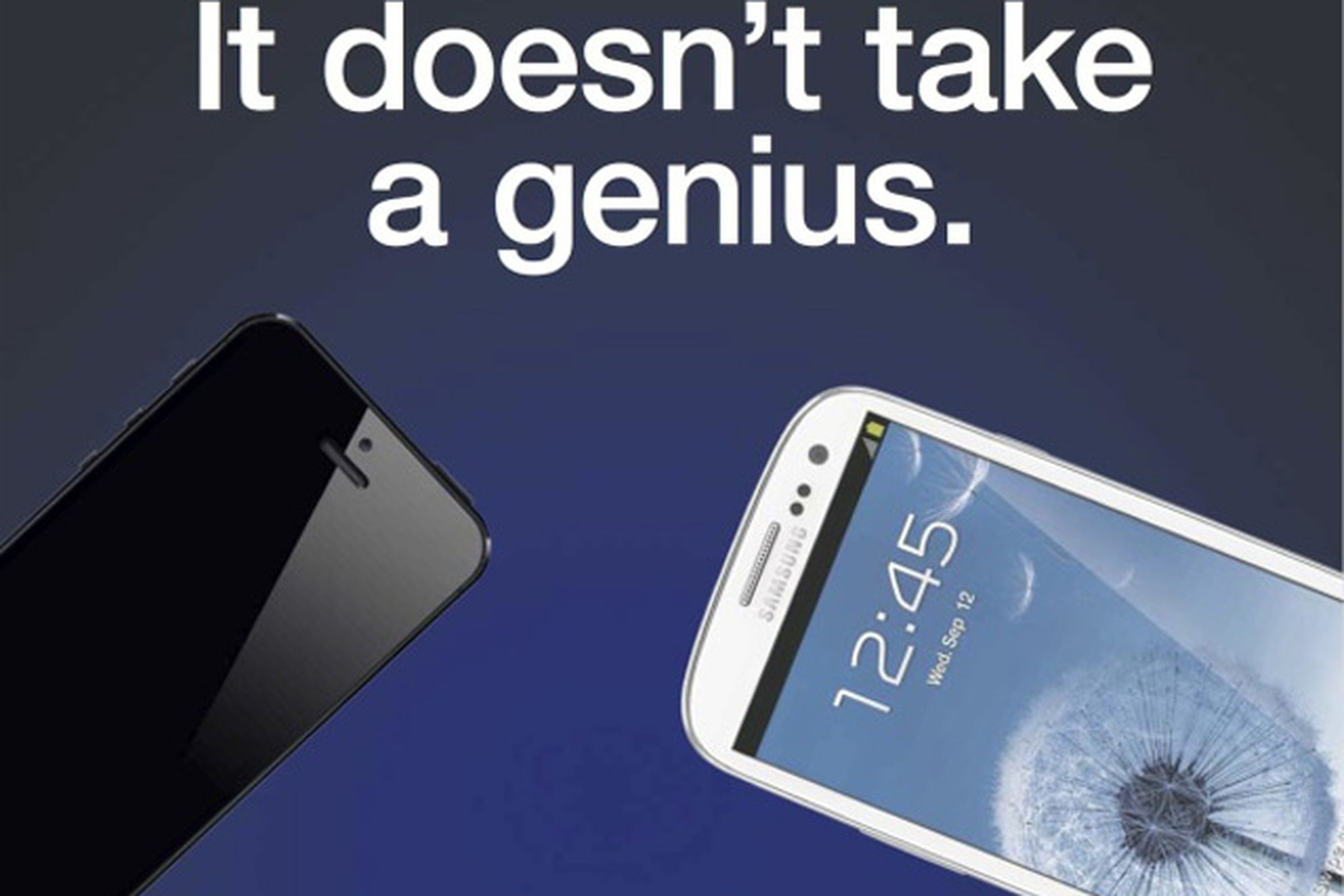 samsung no-genius ad