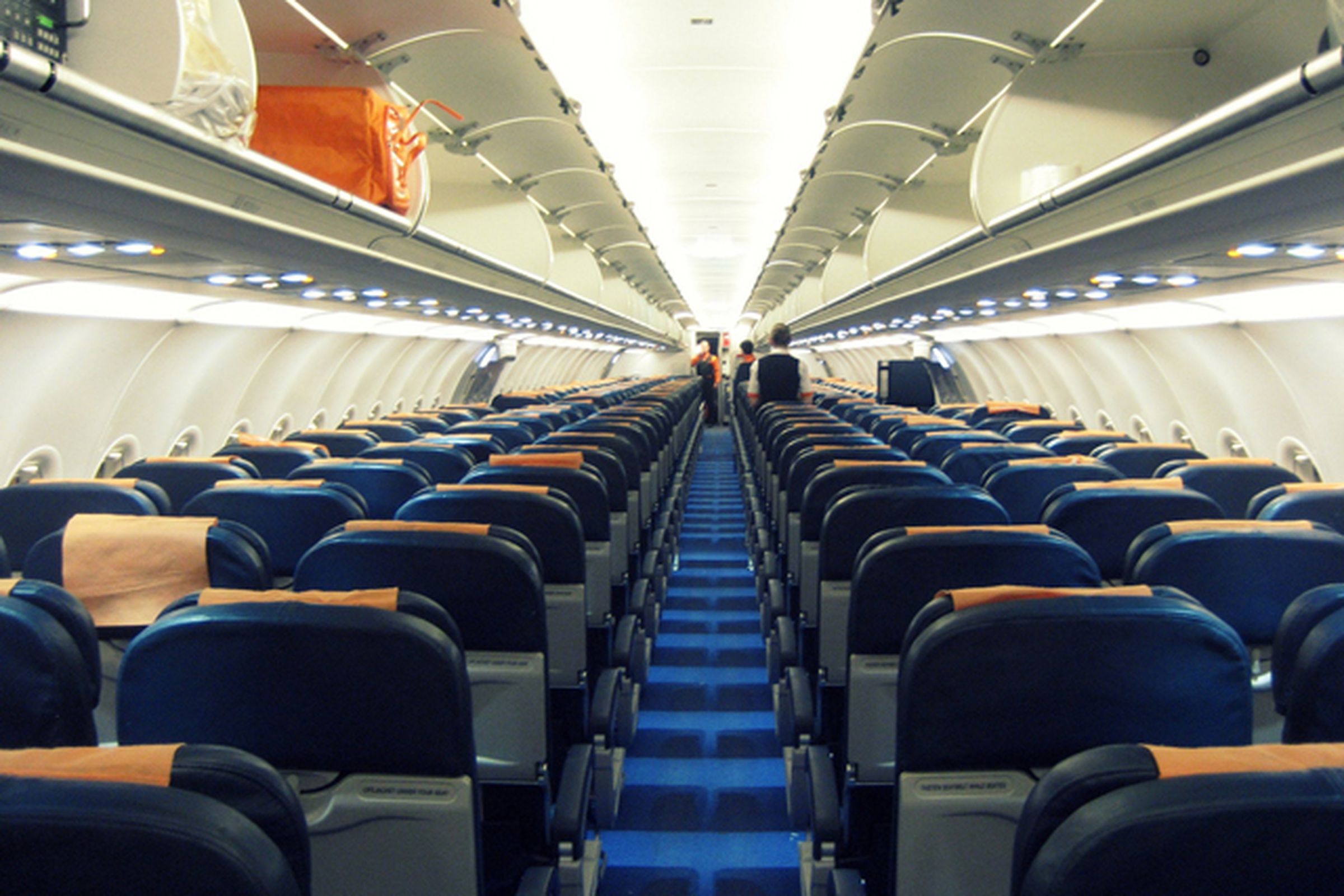 Empty Airplane Seats