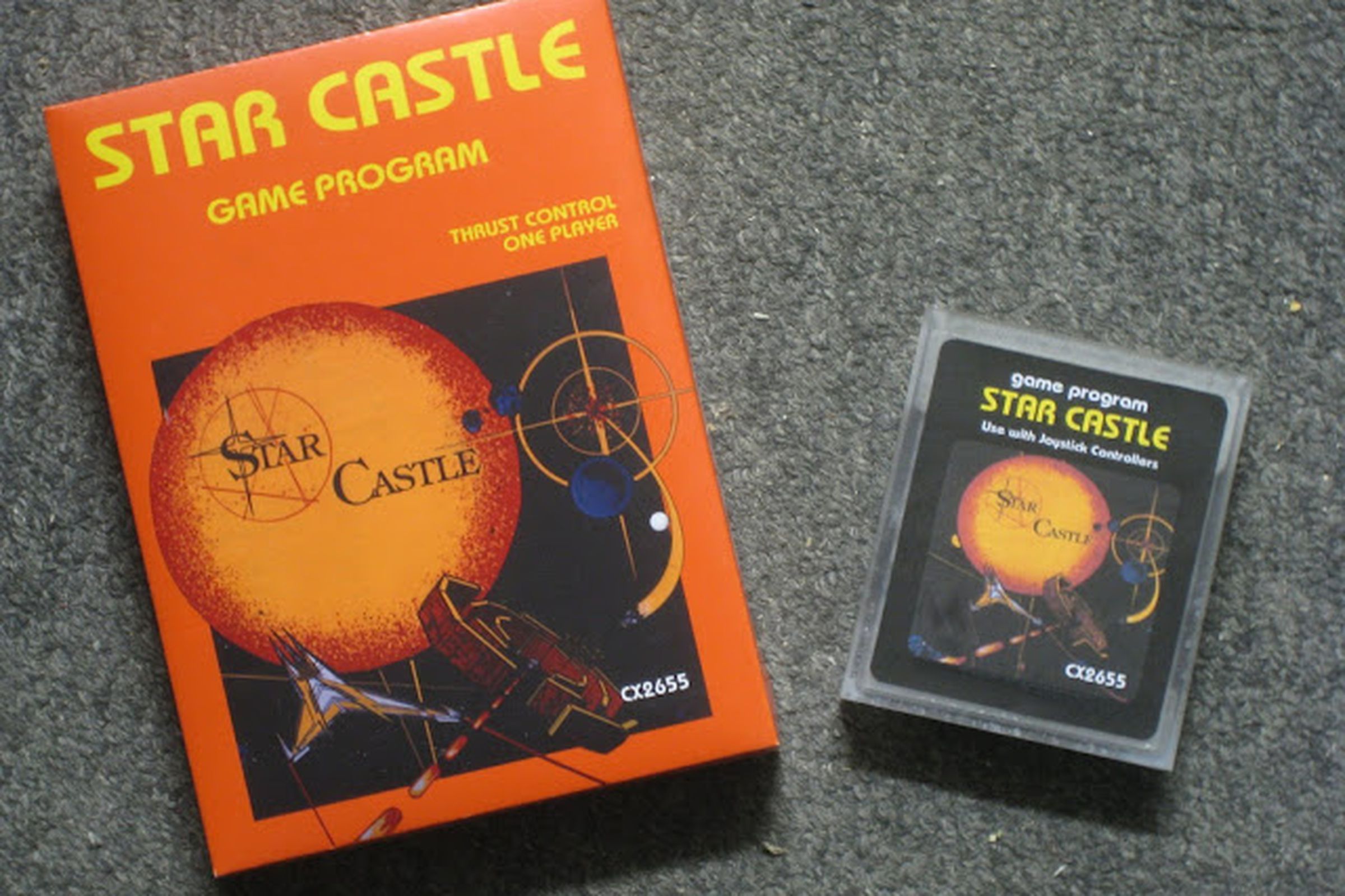 Star Castle Atari cartridge