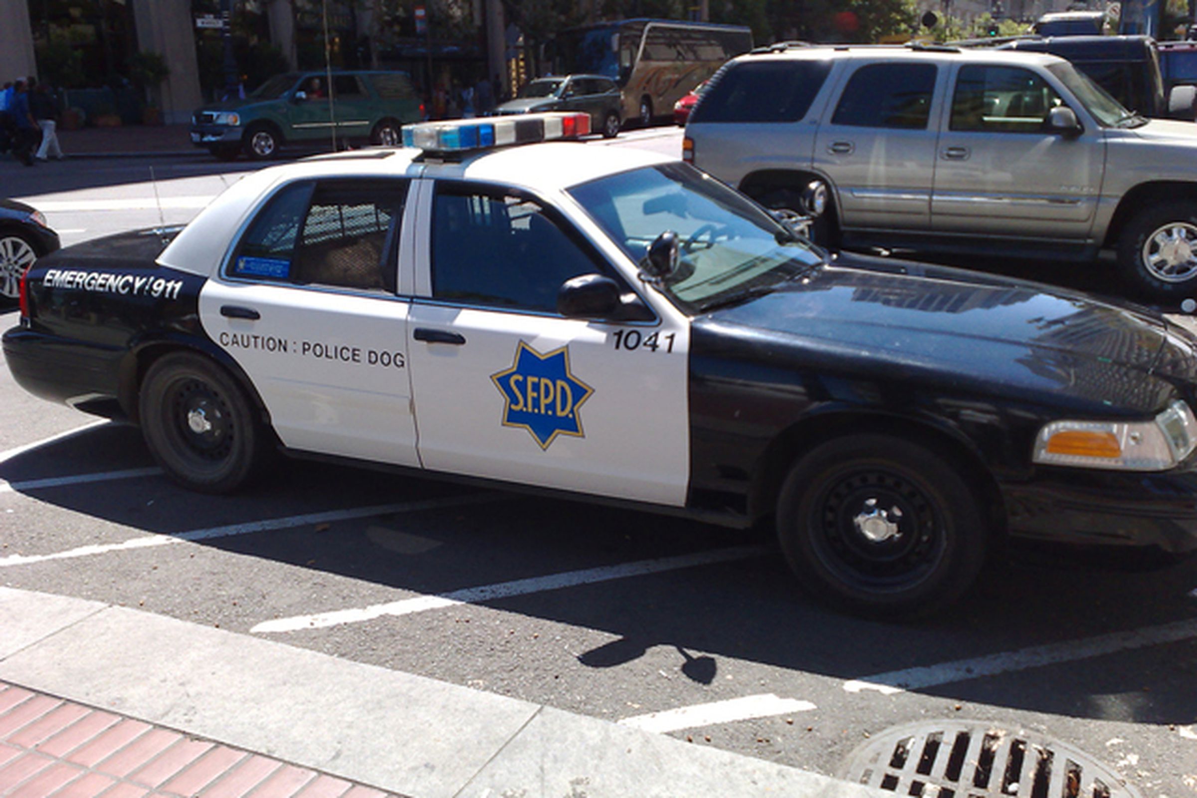 San Francisco police car (FLICKR)
