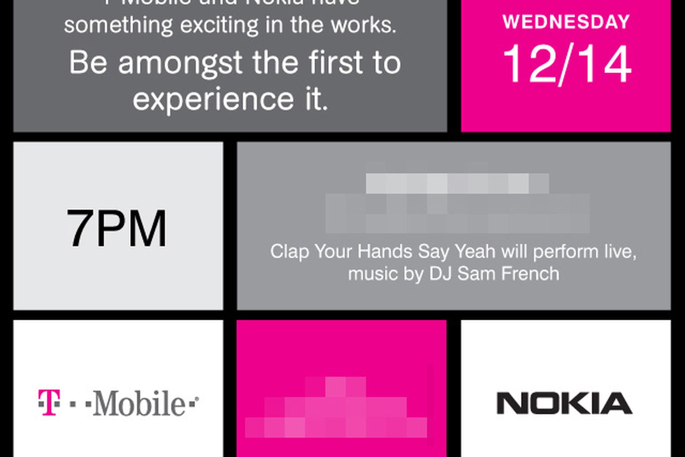 Nokia T-Mobile invite