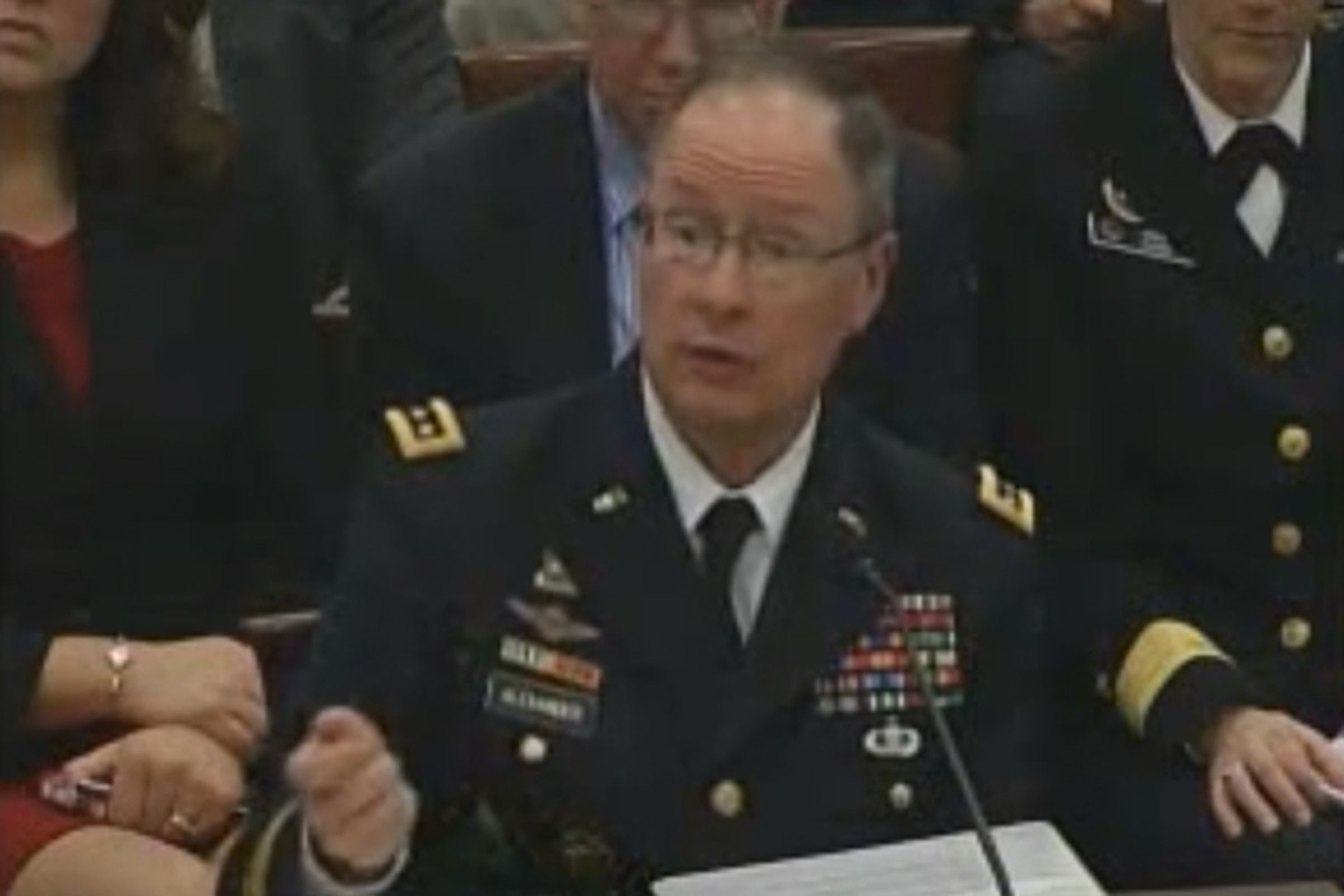 NSA director General Keith Alexander