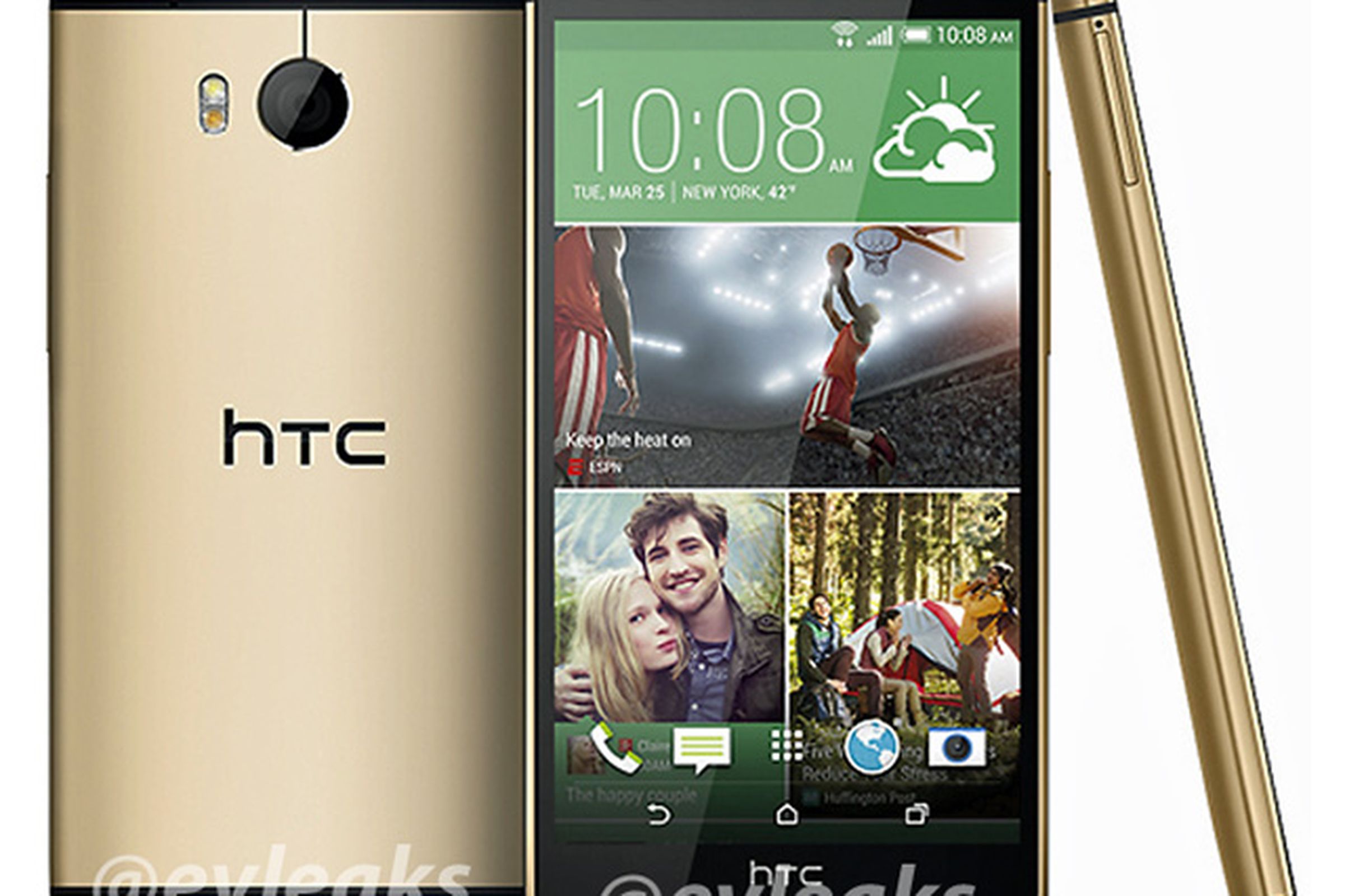 htc one 2014 gold