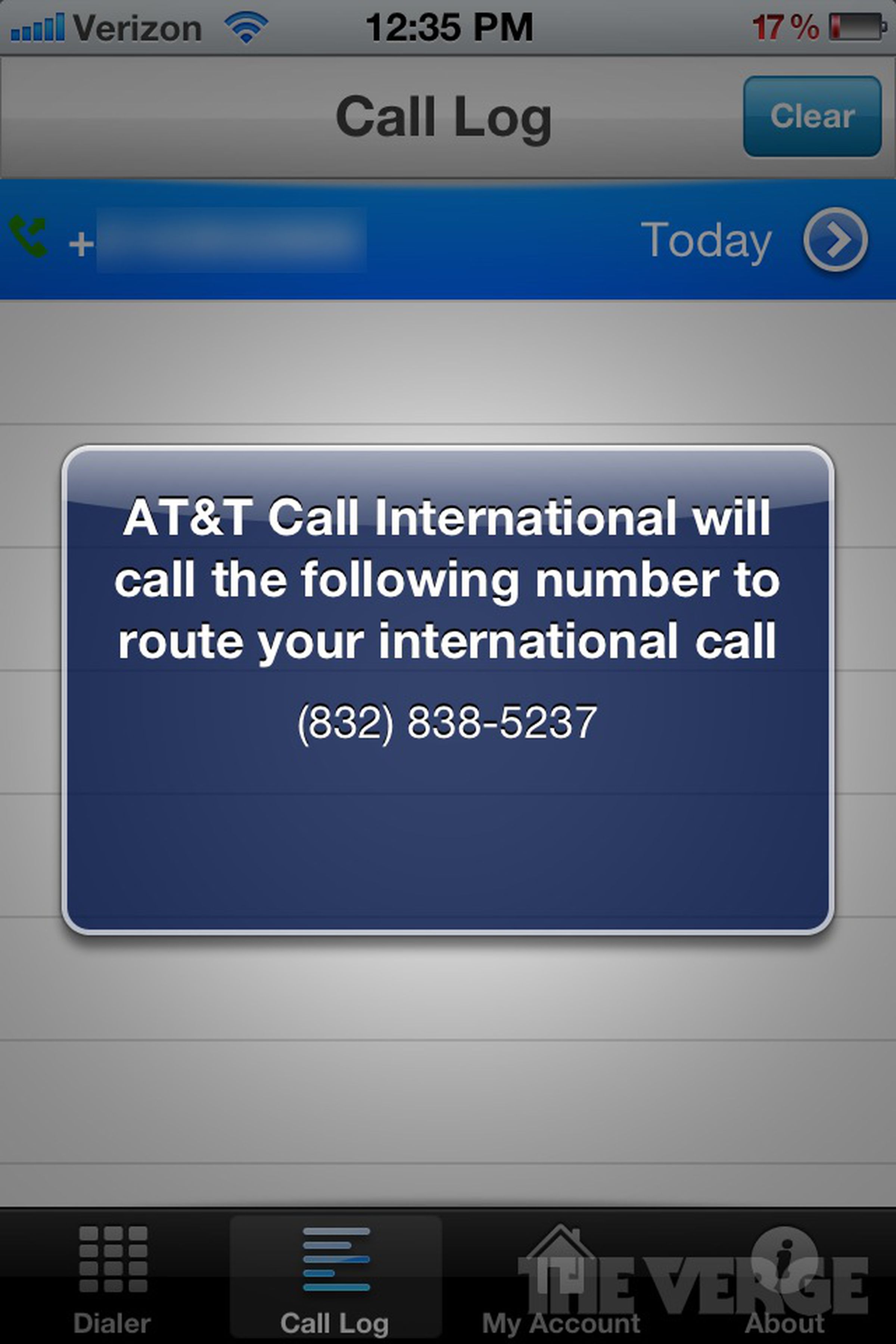 AT&T Call International for iPhone screenshots