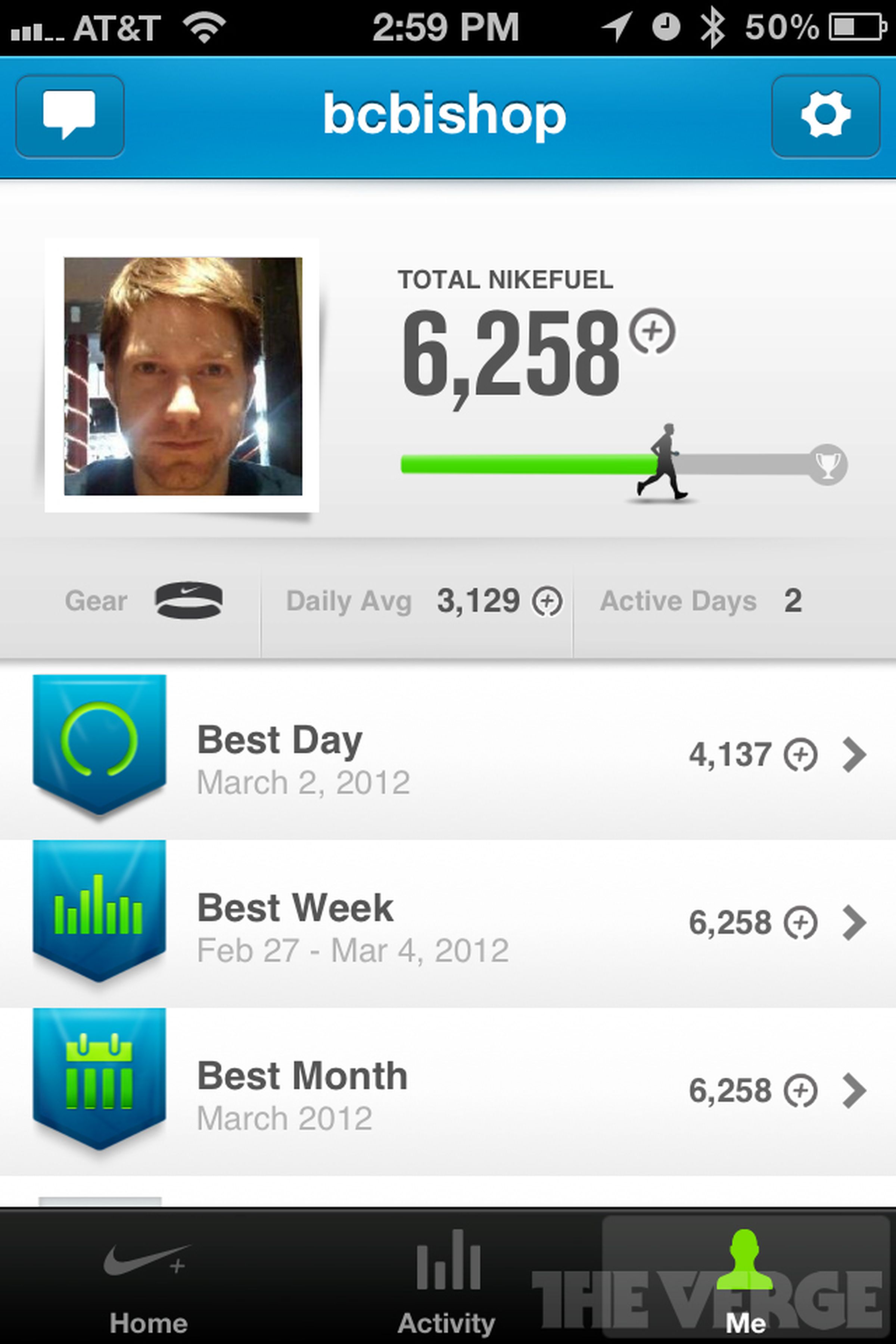 Nike+ FuelBand iOS app and website review images