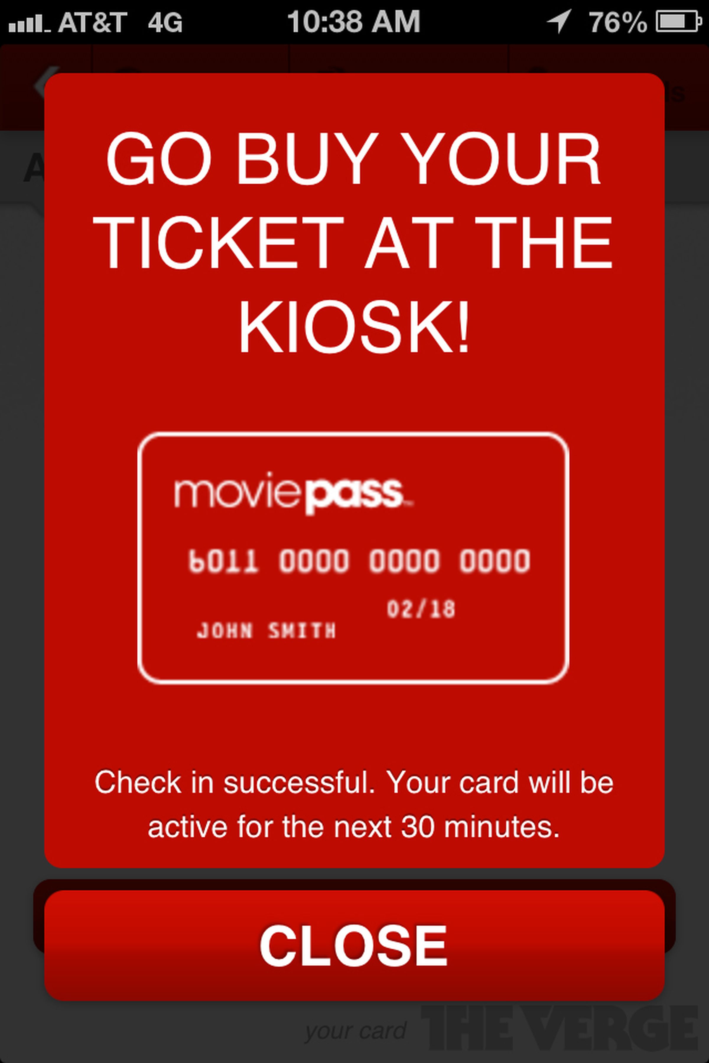 MoviePass hands-on images