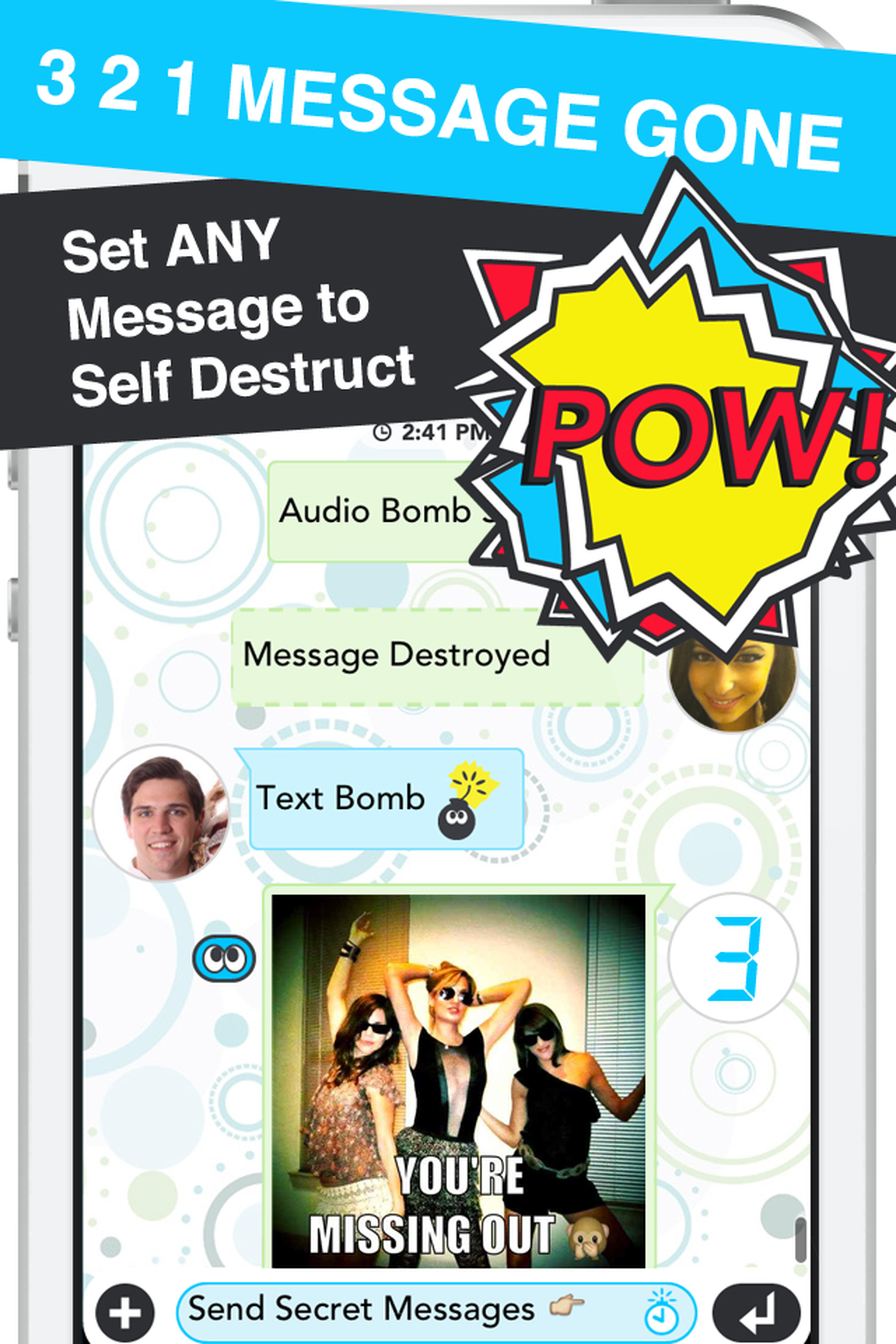 Squawk Messenger for iPhone screenshots