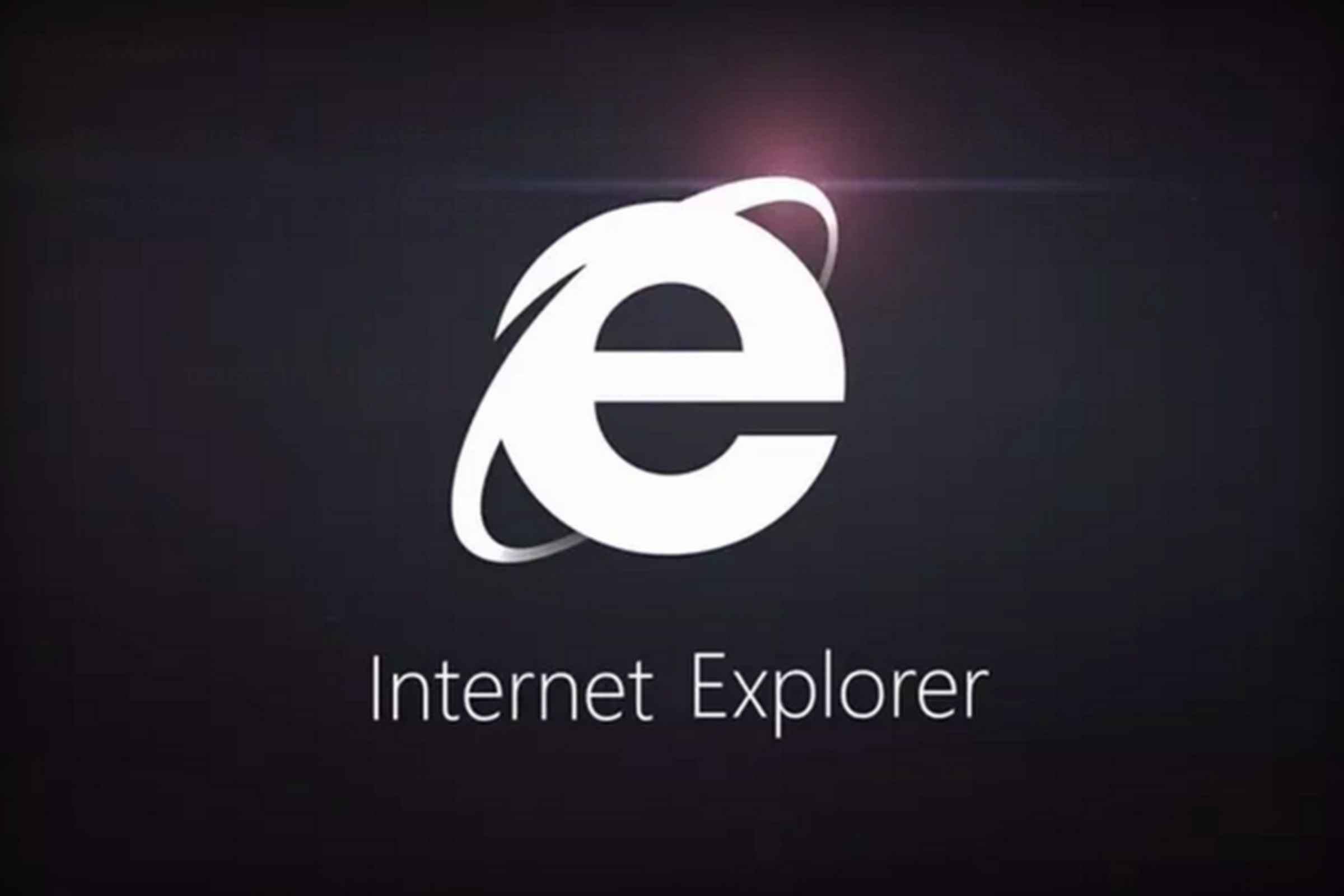 internet explorer stock logo