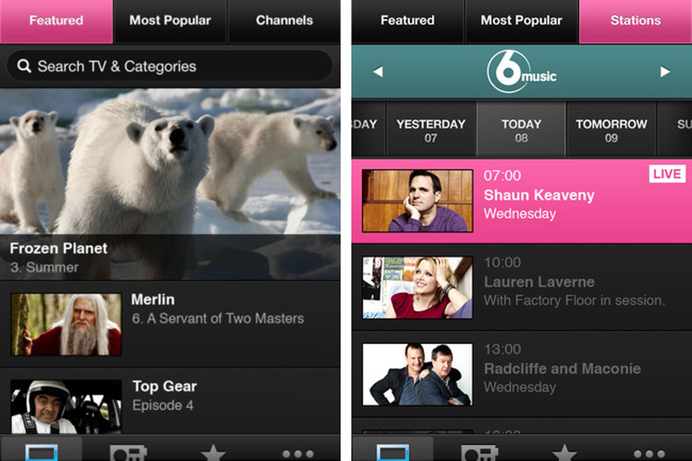 BBC iPlayer for iPhone