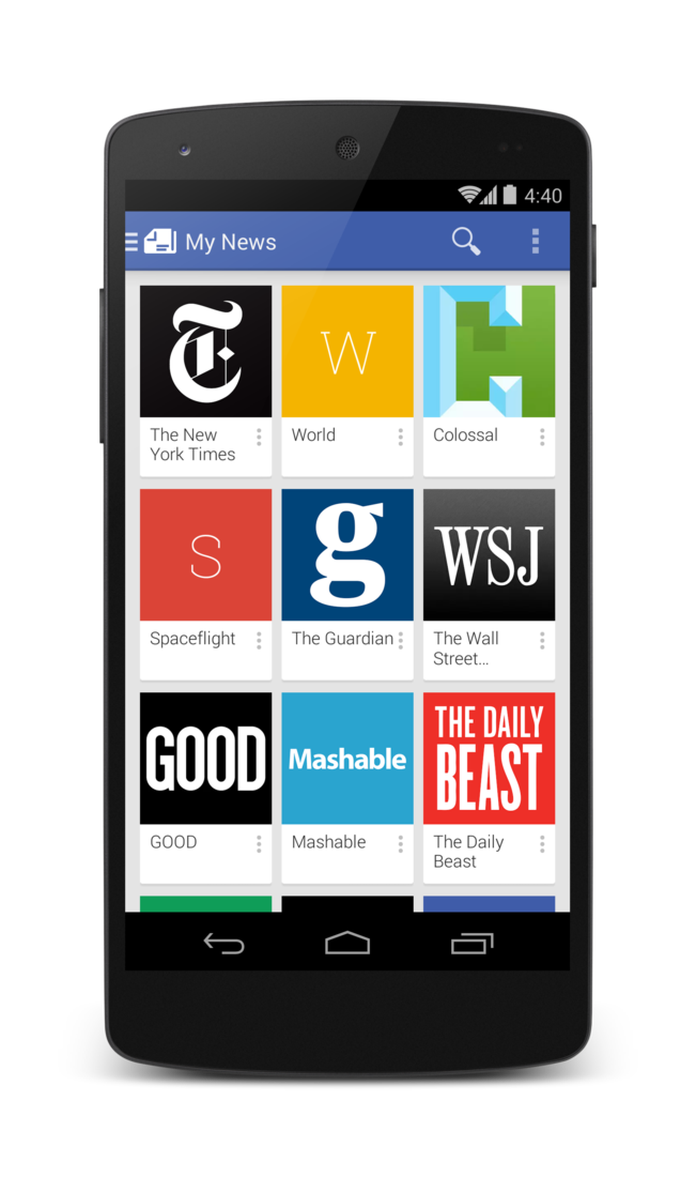 Google Play Newsstand for Android