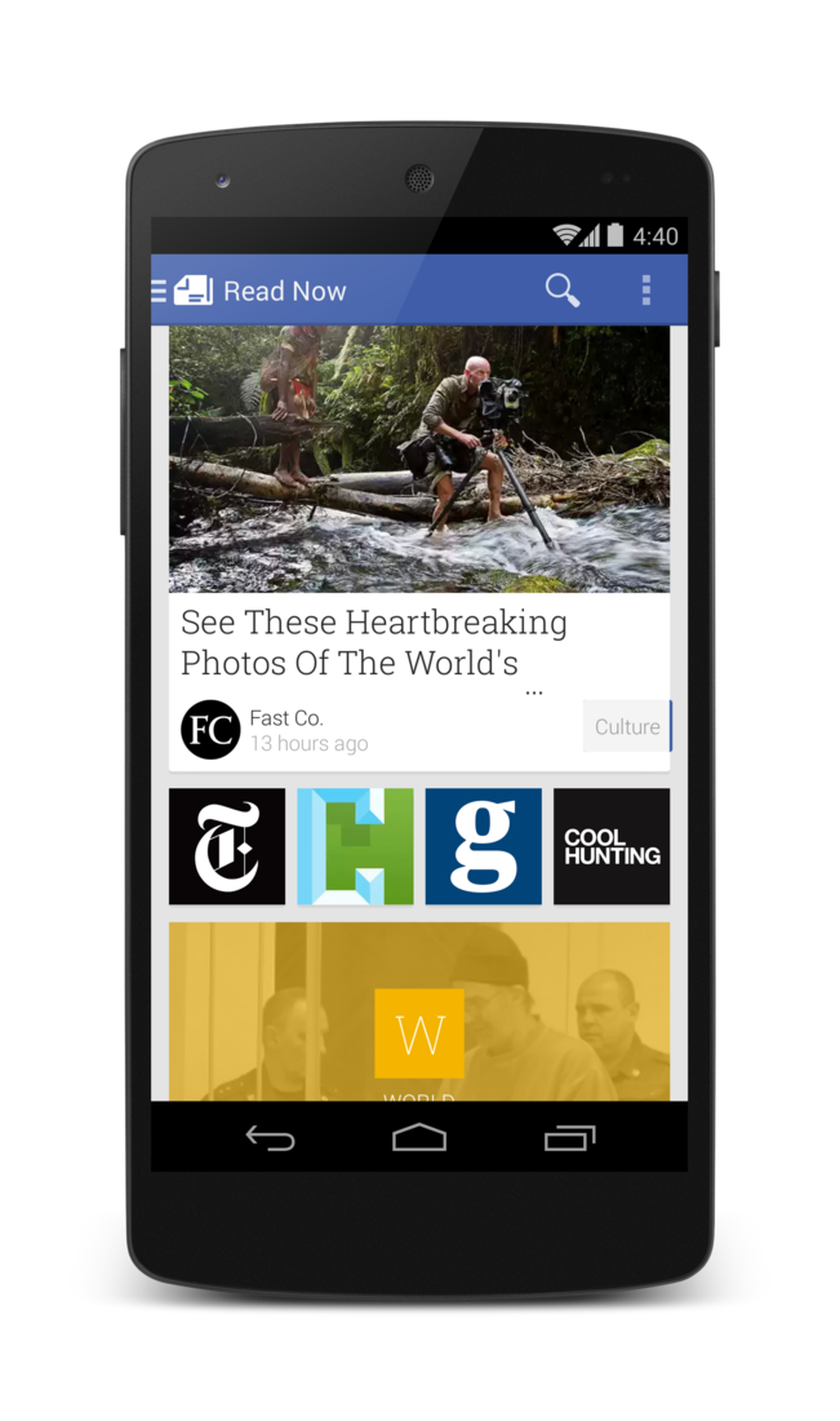 Google Play Newsstand for Android