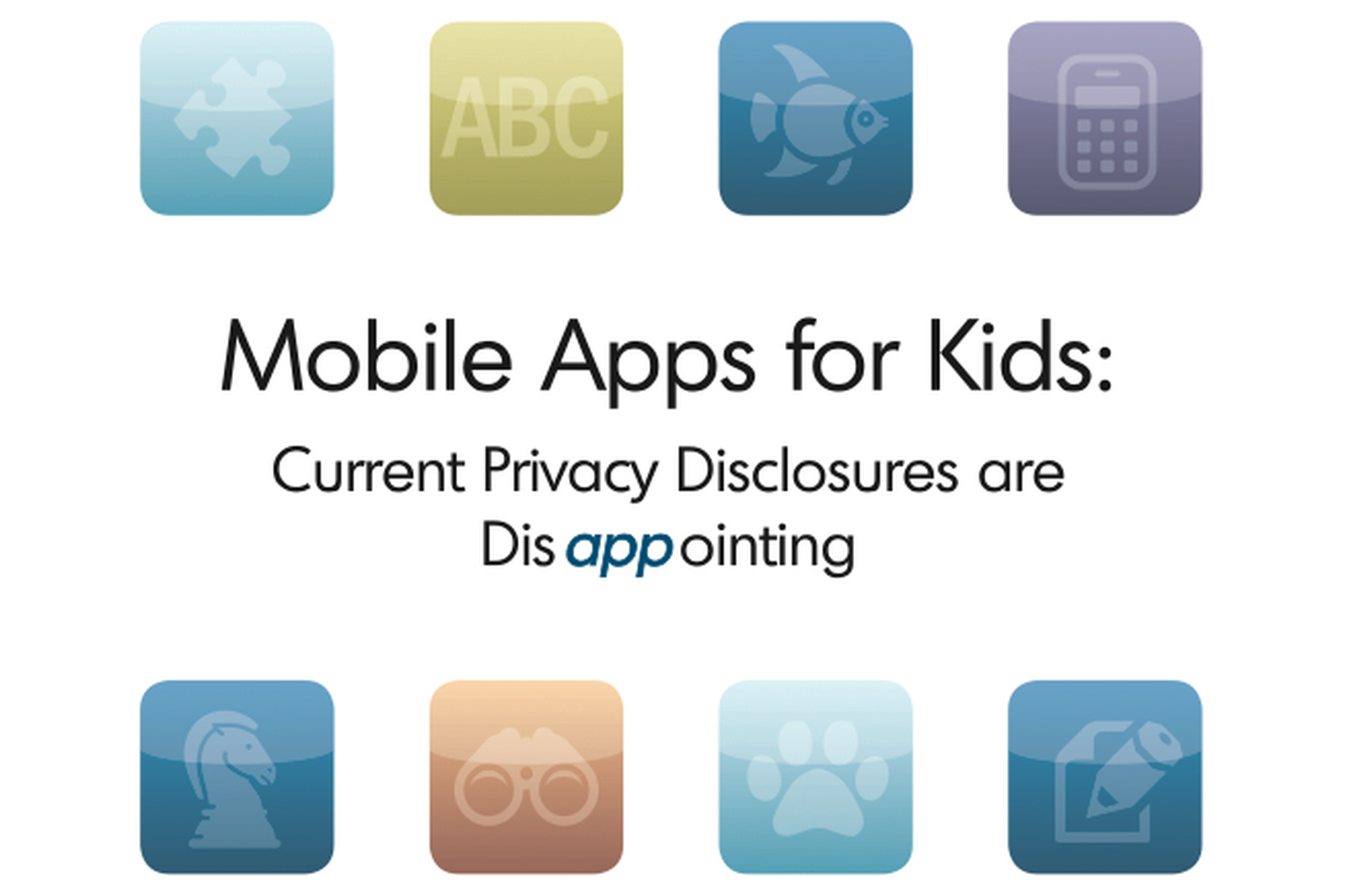 FTC child apps privacy report