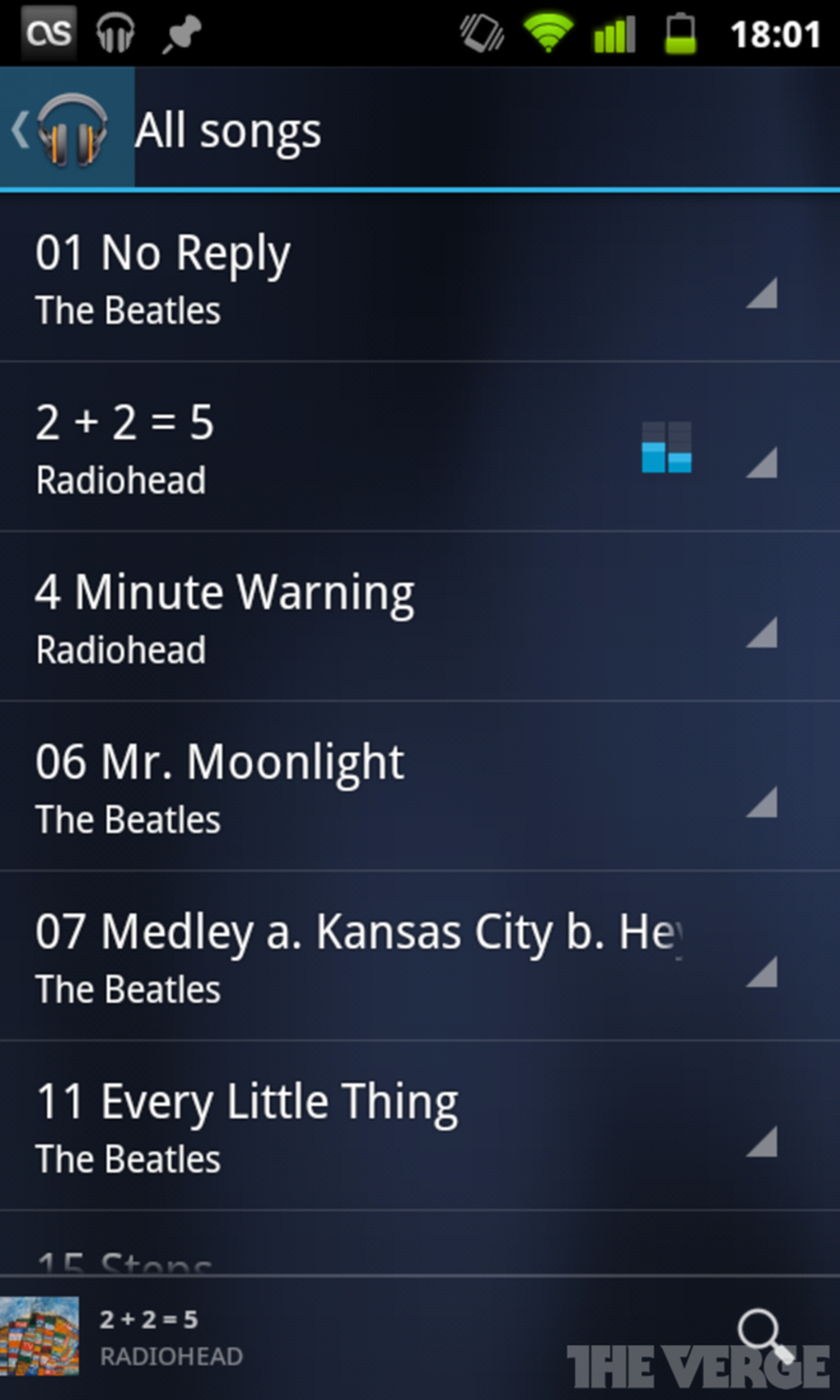 Google Music for Android hands-on screenshots