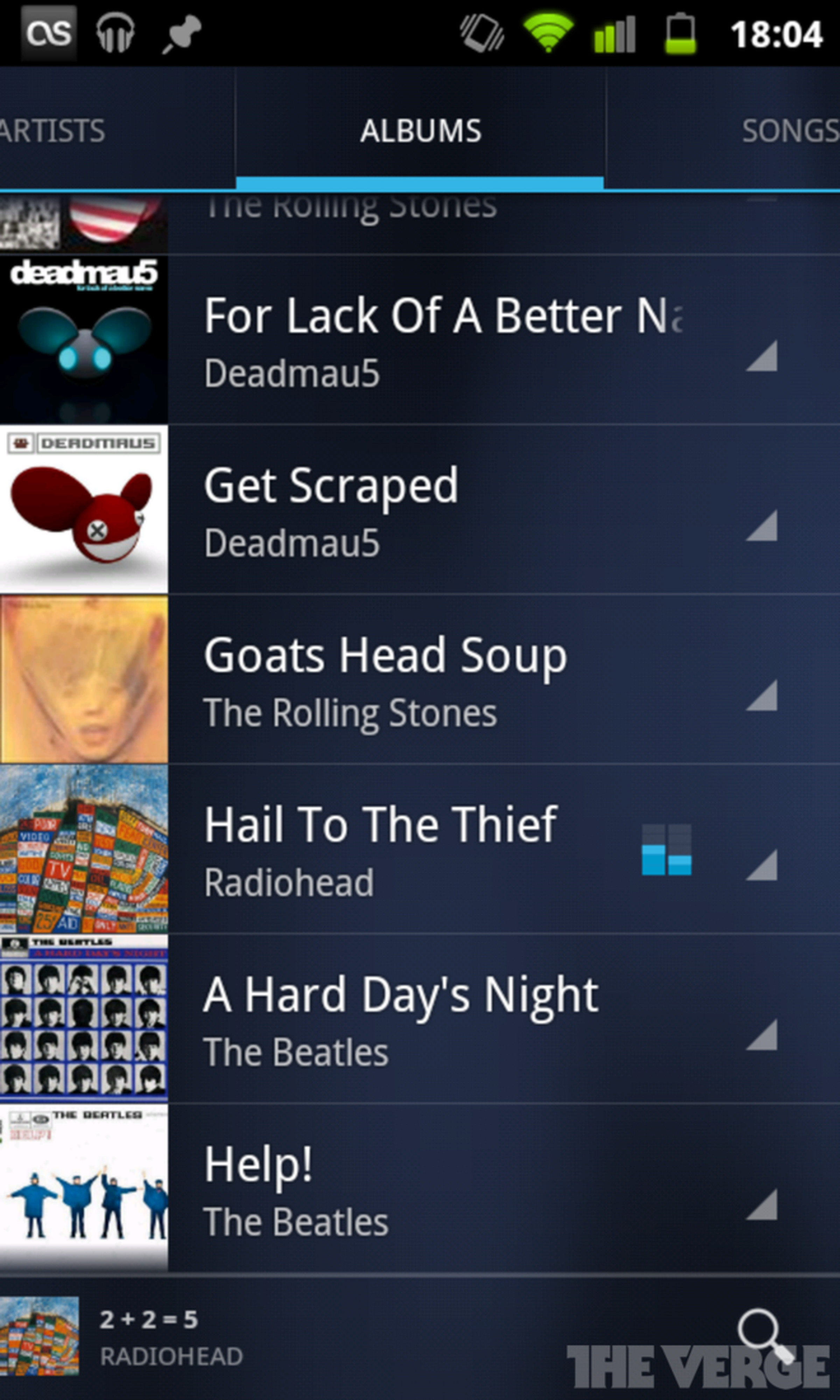 Google Music for Android hands-on screenshots