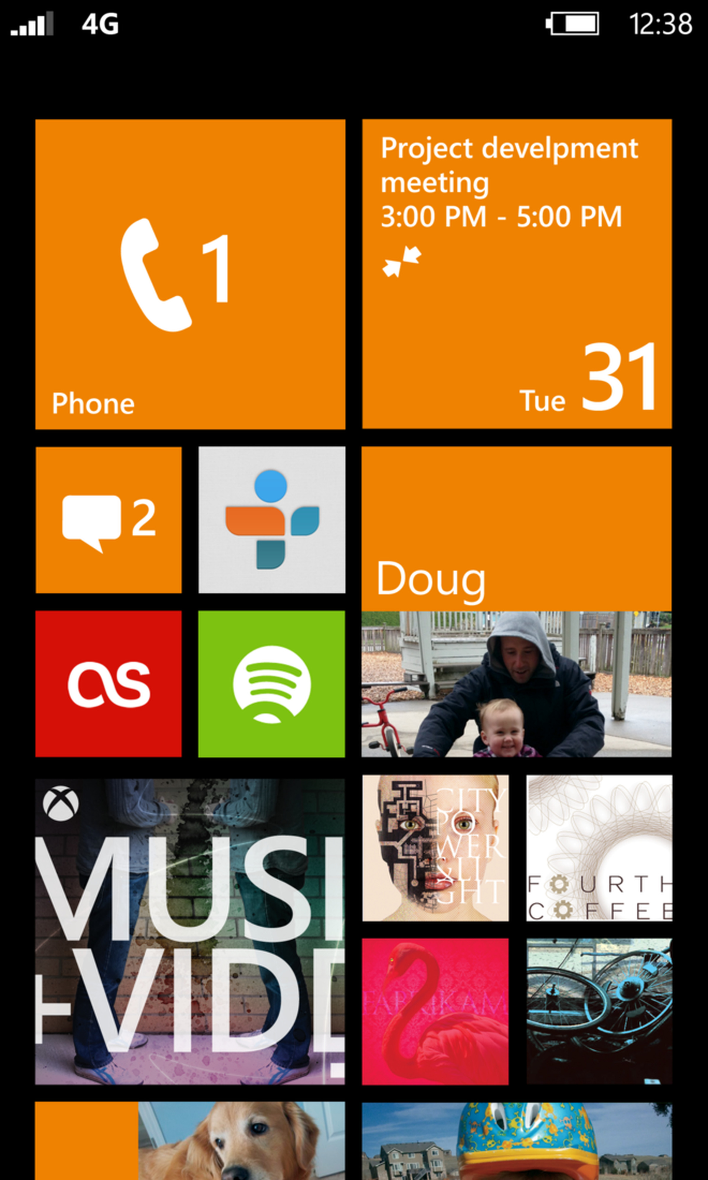 Windows Phone 8 screenshots