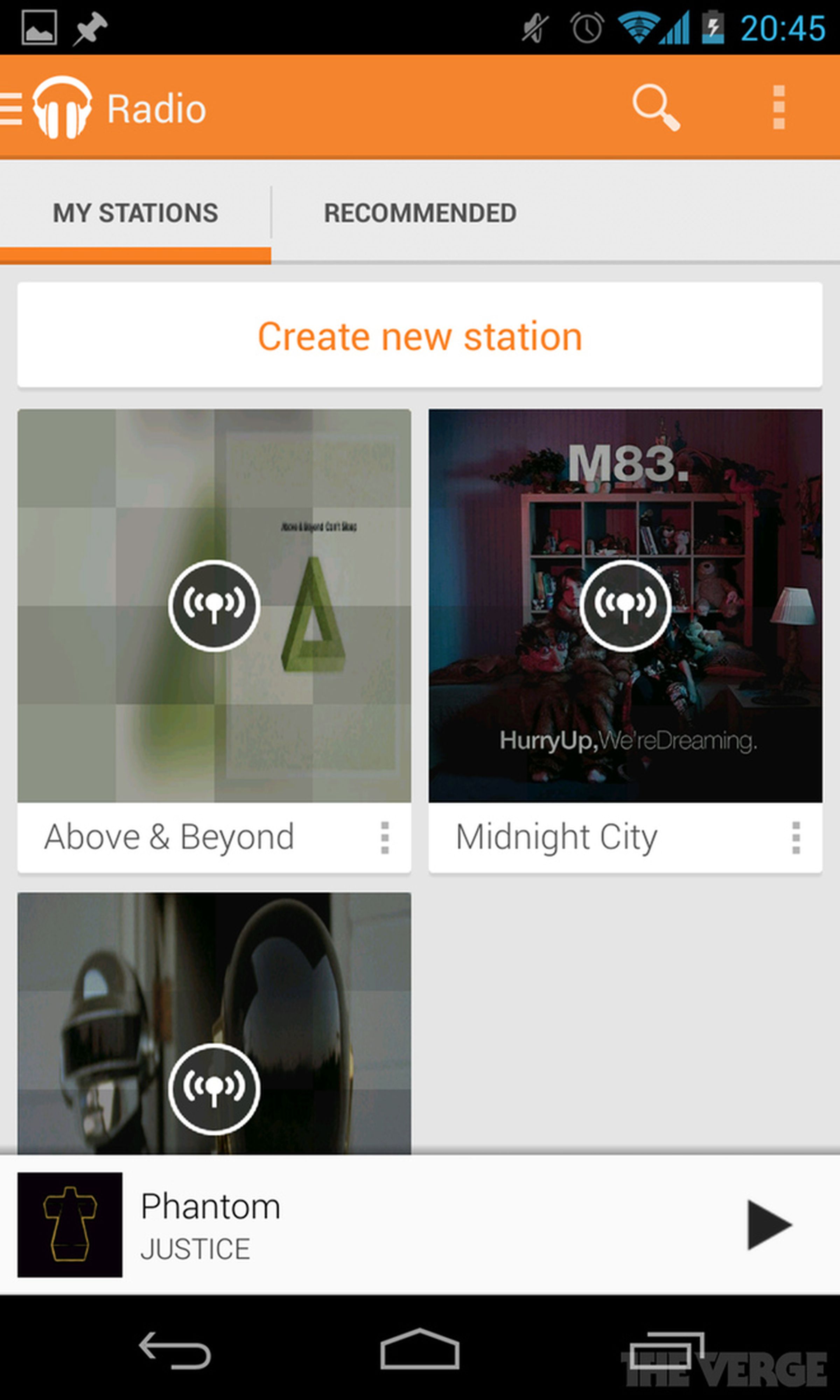 Google Play Music All Access Android and web screenshots