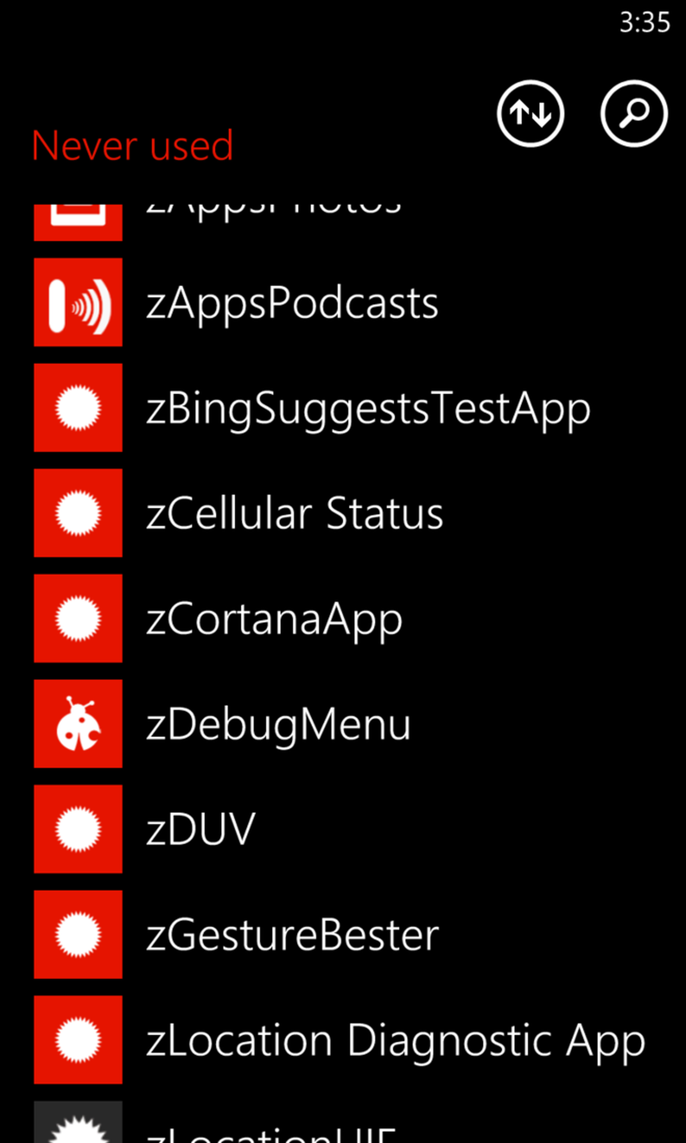 Windows Phone leaked screenshots